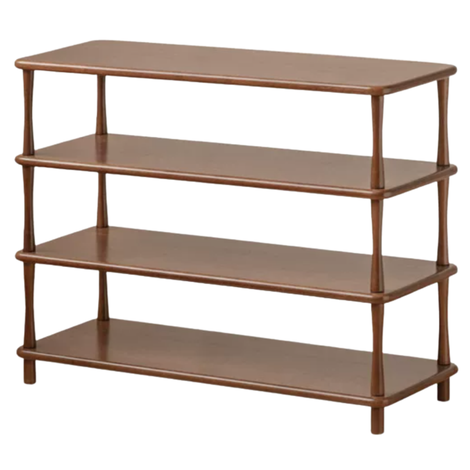 Rubberwood Solid Wood Shoe Rack Multi Layer Storage Organizer