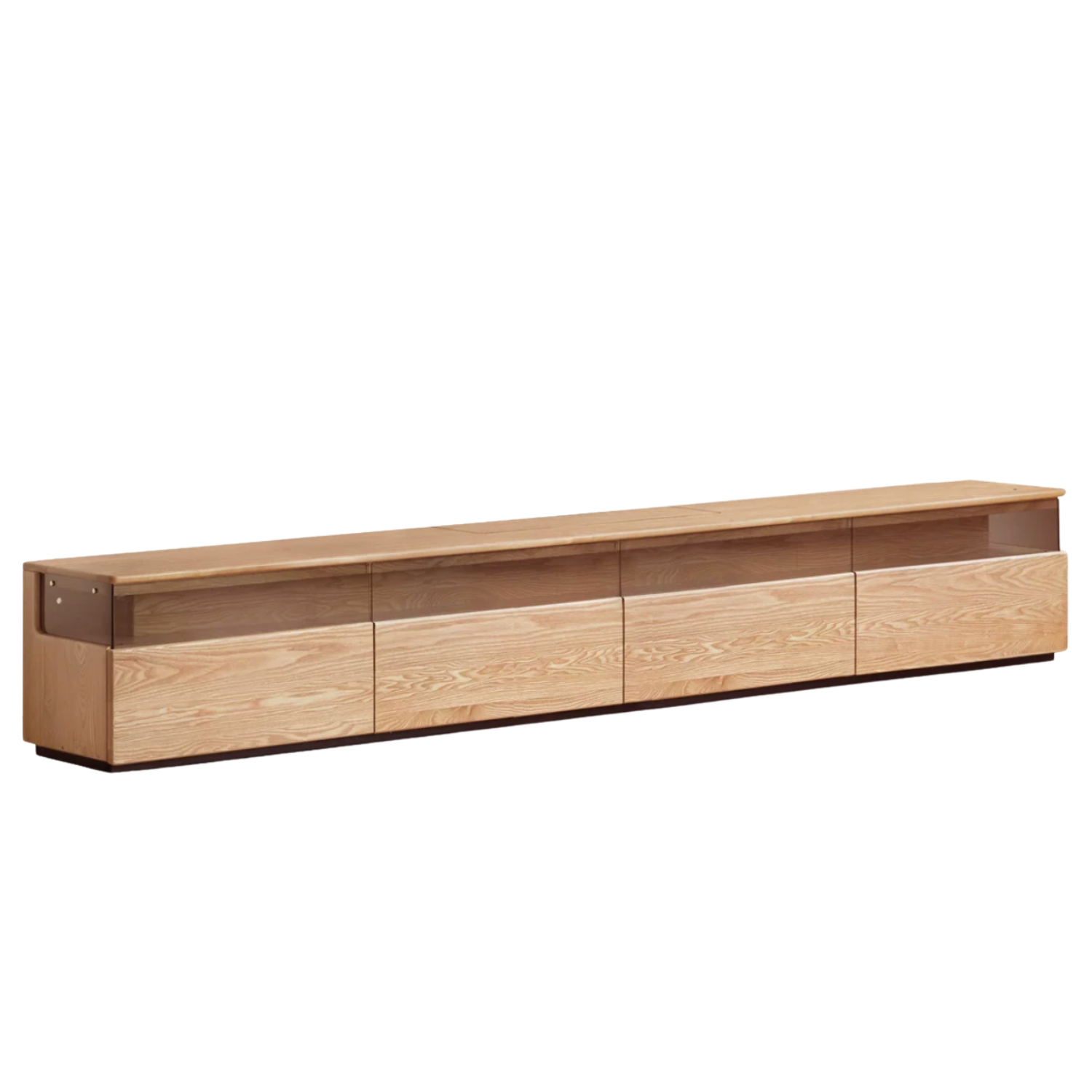 Ash Solid Wood Modern TV Cabinet