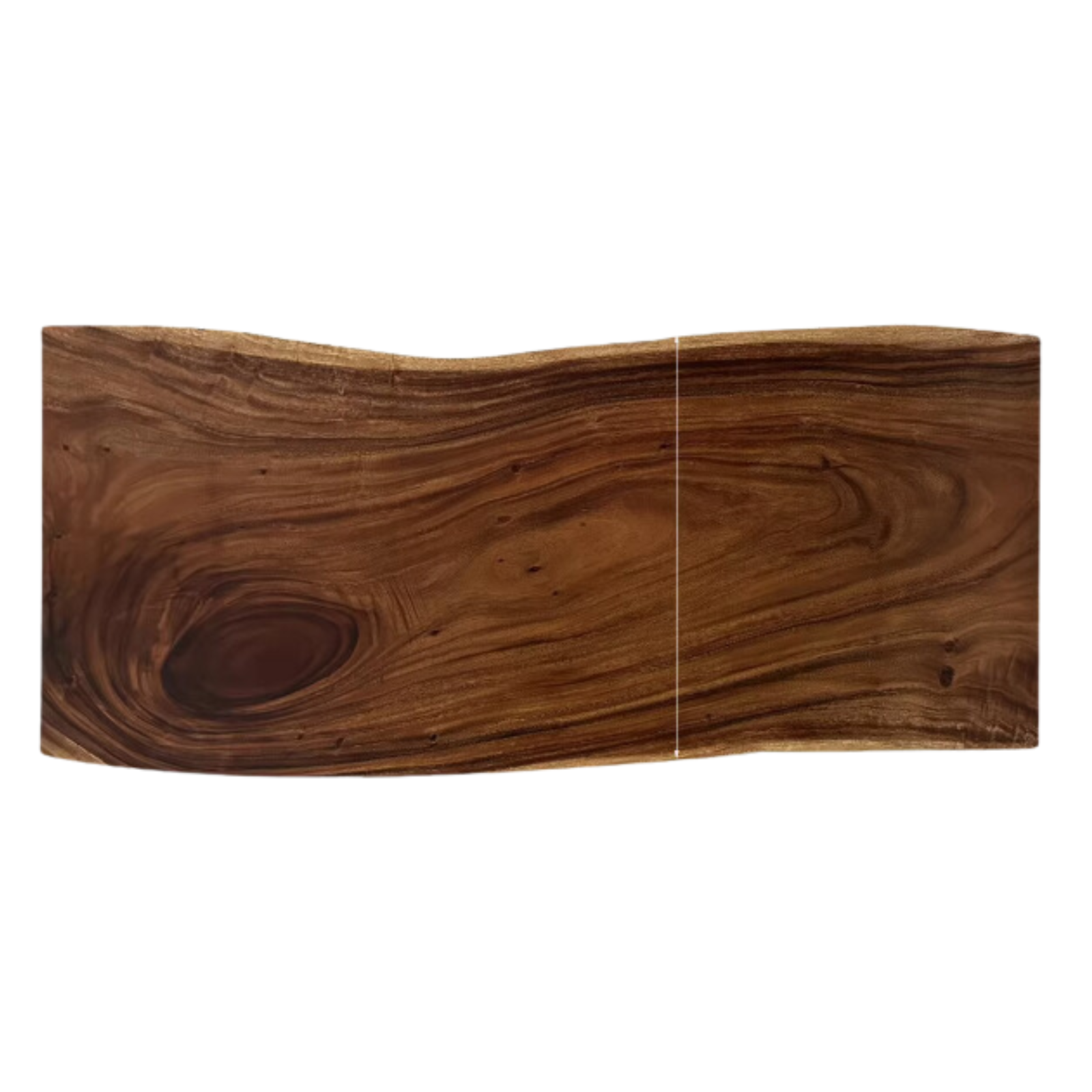 Black walnut Solid wood natural edge large top for dining table: