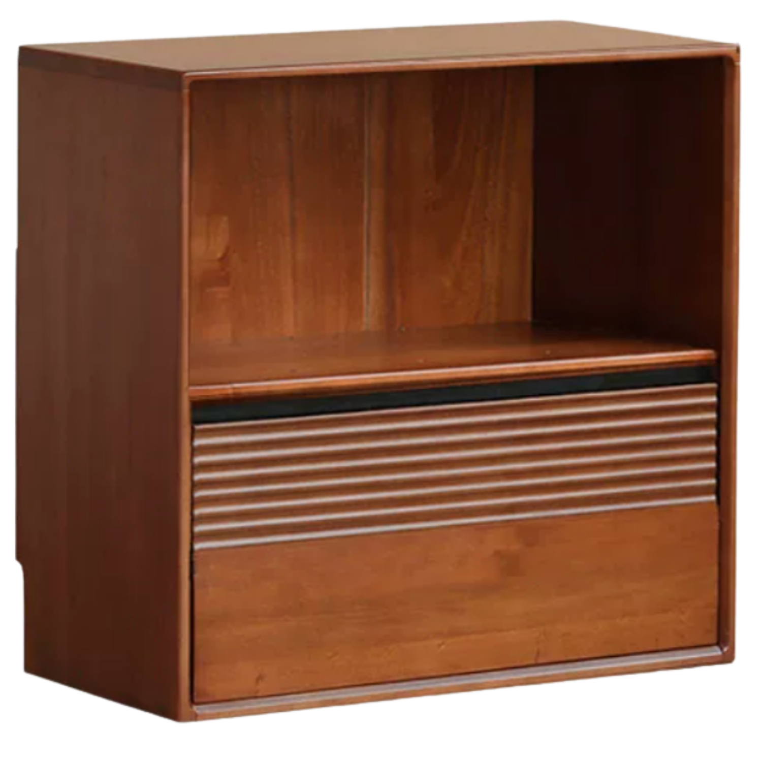 Poplar Solid Wood Antique Style Partition Bookcase