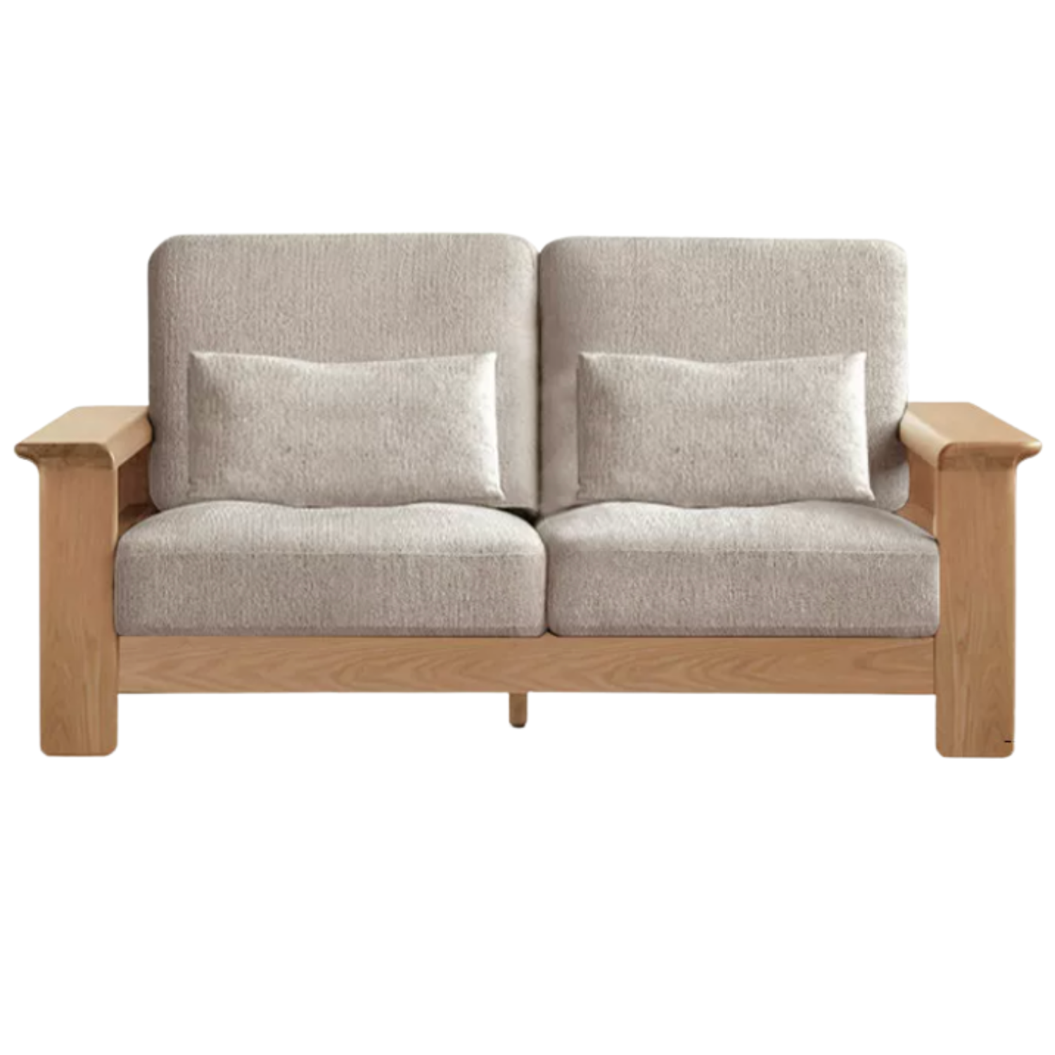 Ash solid Wood Lounge Sofa with Elevated Comfort Design