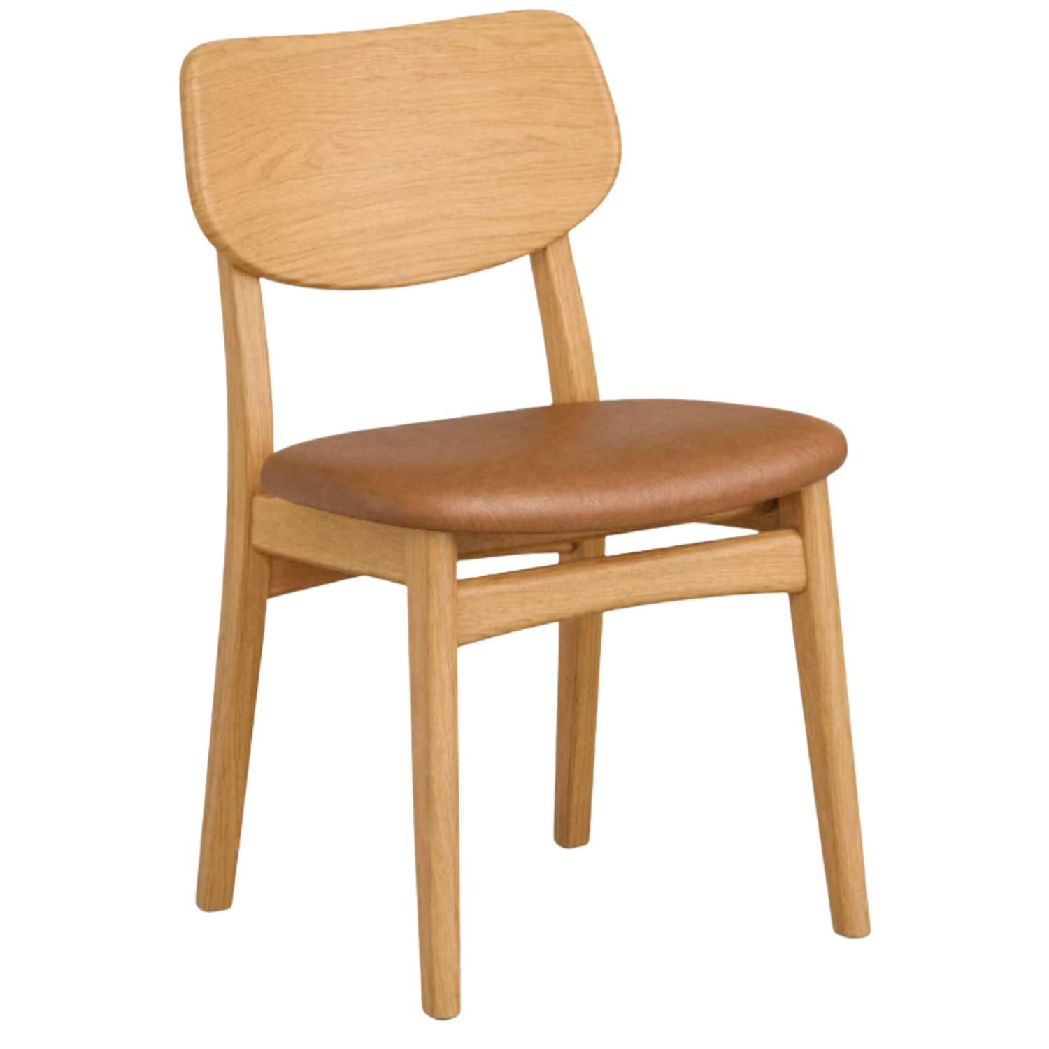 Set 4 pcs Black Walnut, Ash, Oak, Beech, Solid RubberWood - Dining Chair Modern