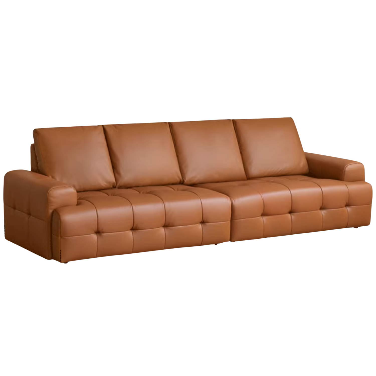 Modern Italian-Style Genuine Leather  Sofa
