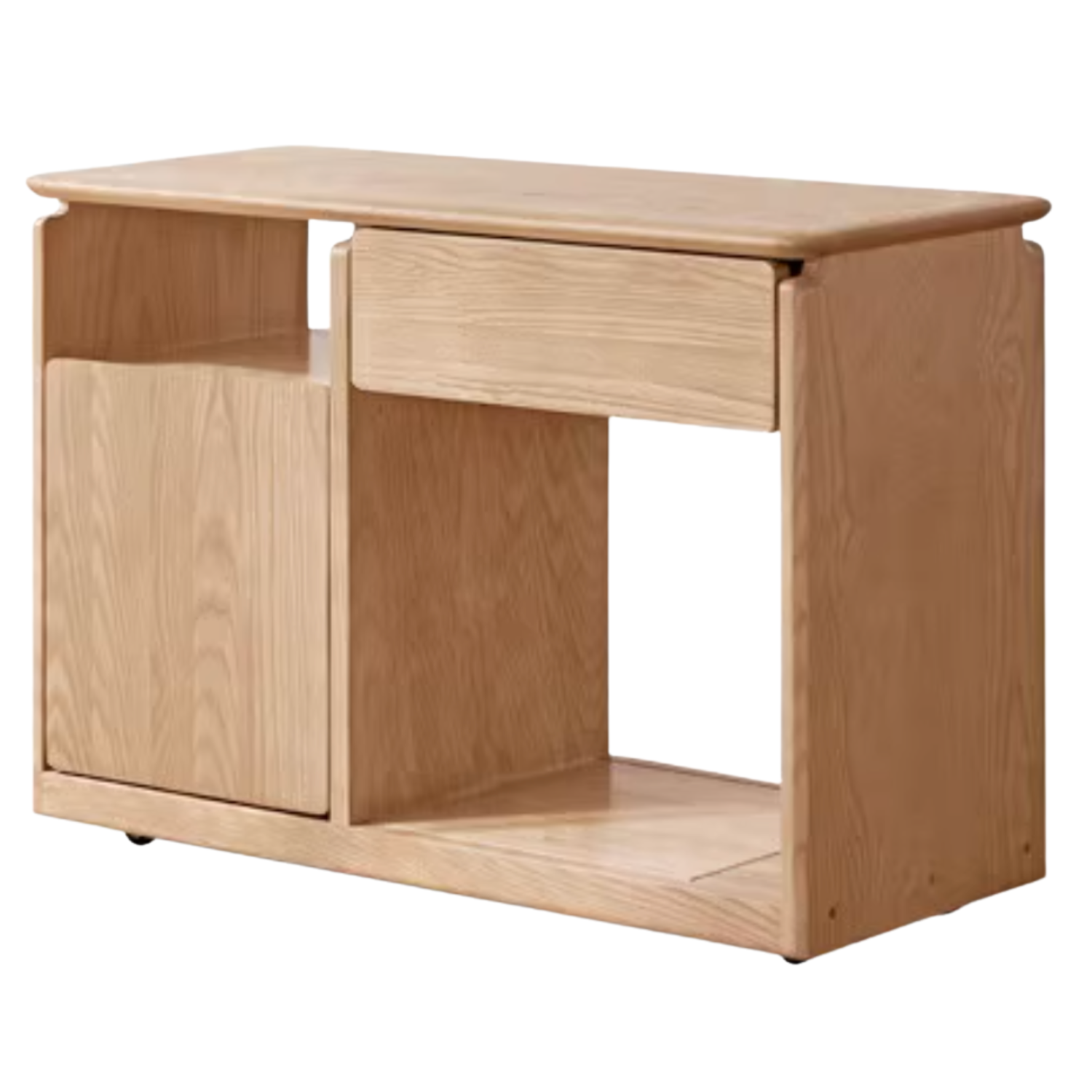 Black Walnut, Oak, Ash Solid Wood Side Cabinet