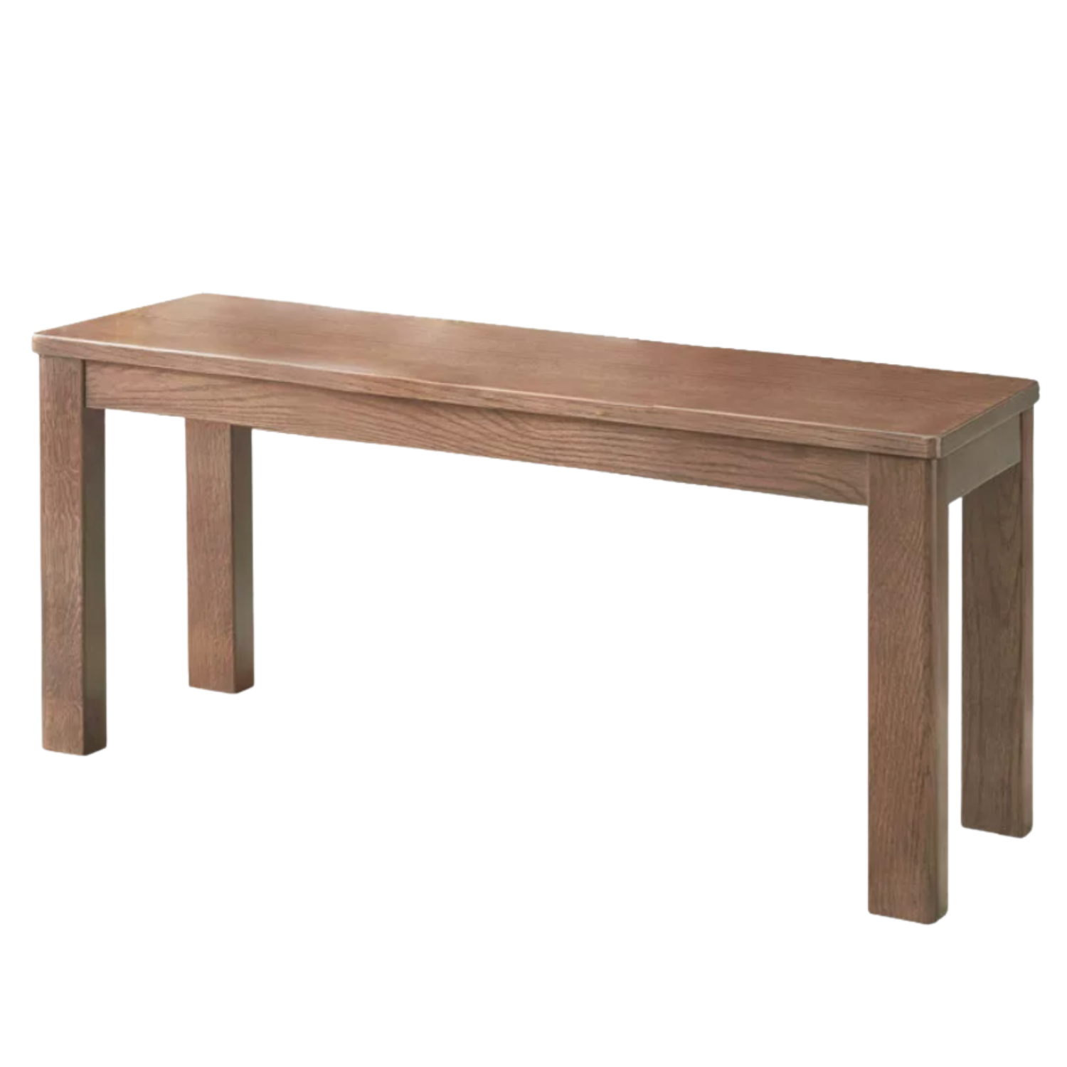 Ash, Oak, Beech, Solid Rubberwood Wide Seat Bench