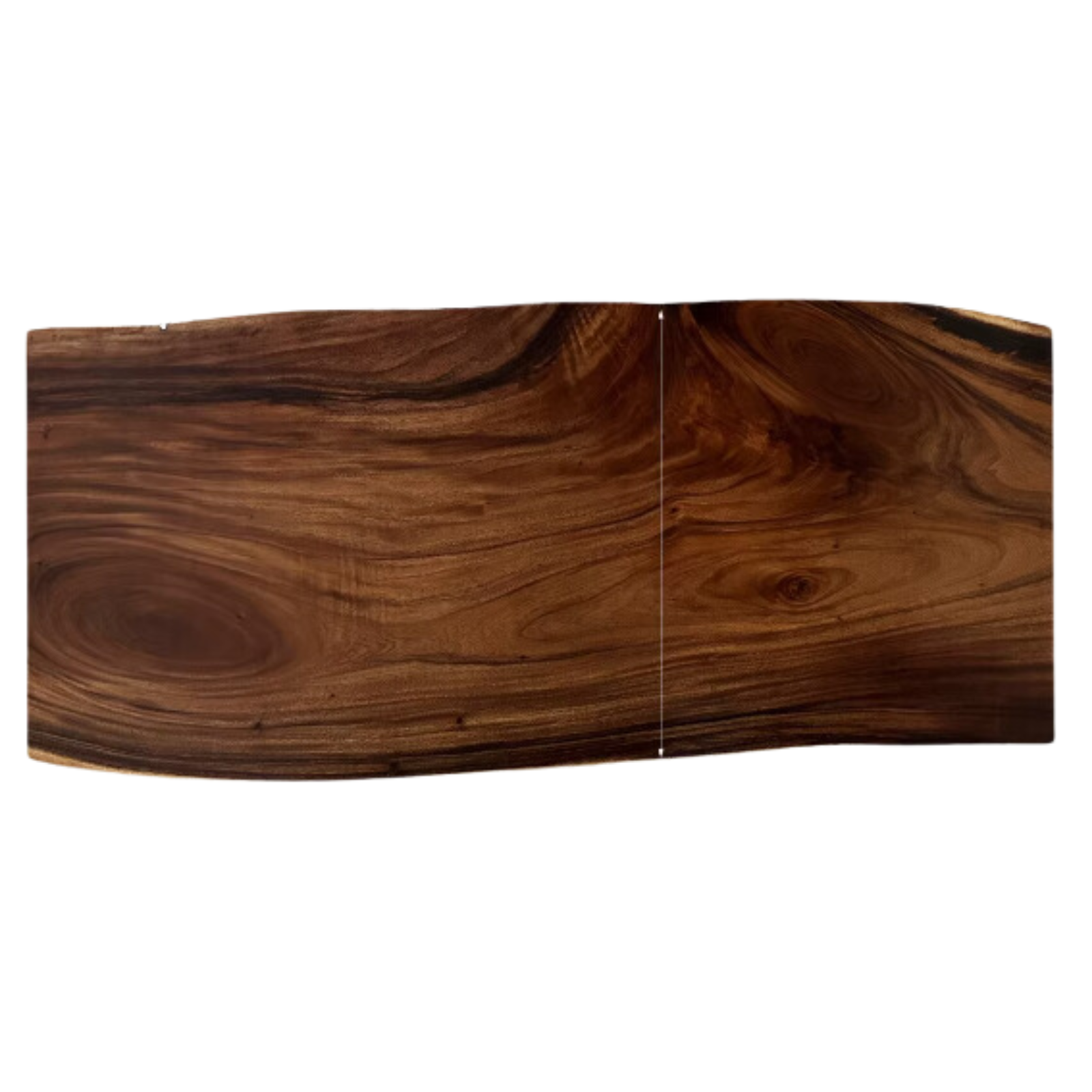 Black walnut Solid wood natural edge large top for dining table: