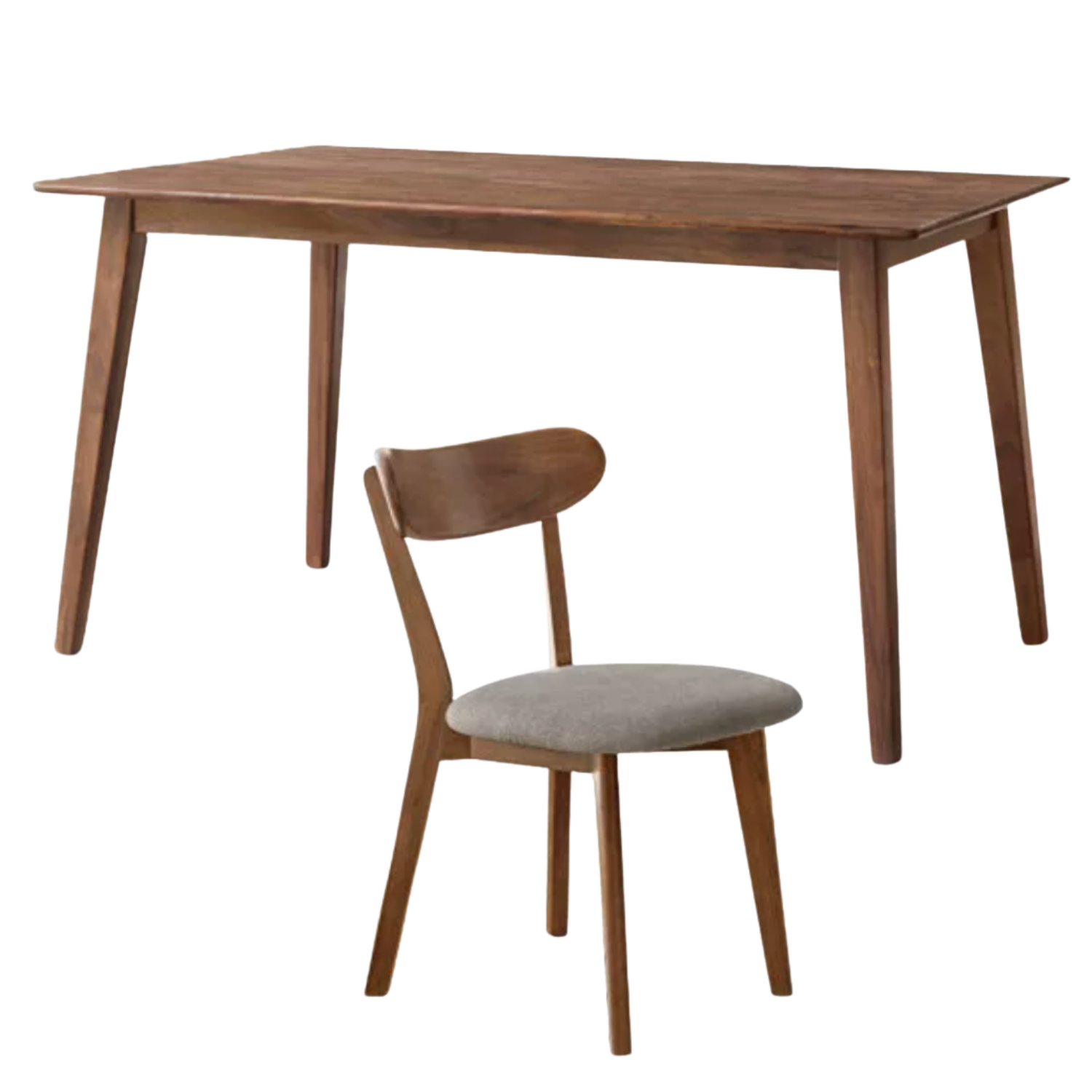 Black Walnut Solid Wood Dining Table