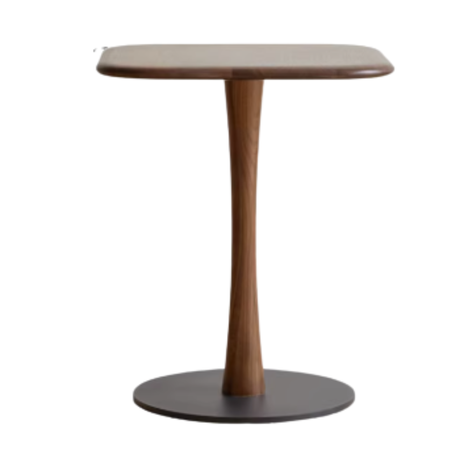 Oak, Black walnut, Cherry Solid Wood Round Side Table Modern