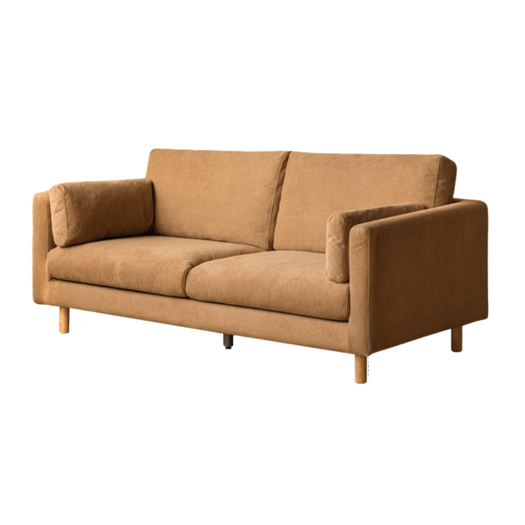 Fabric Straight Sofa Modern Simple