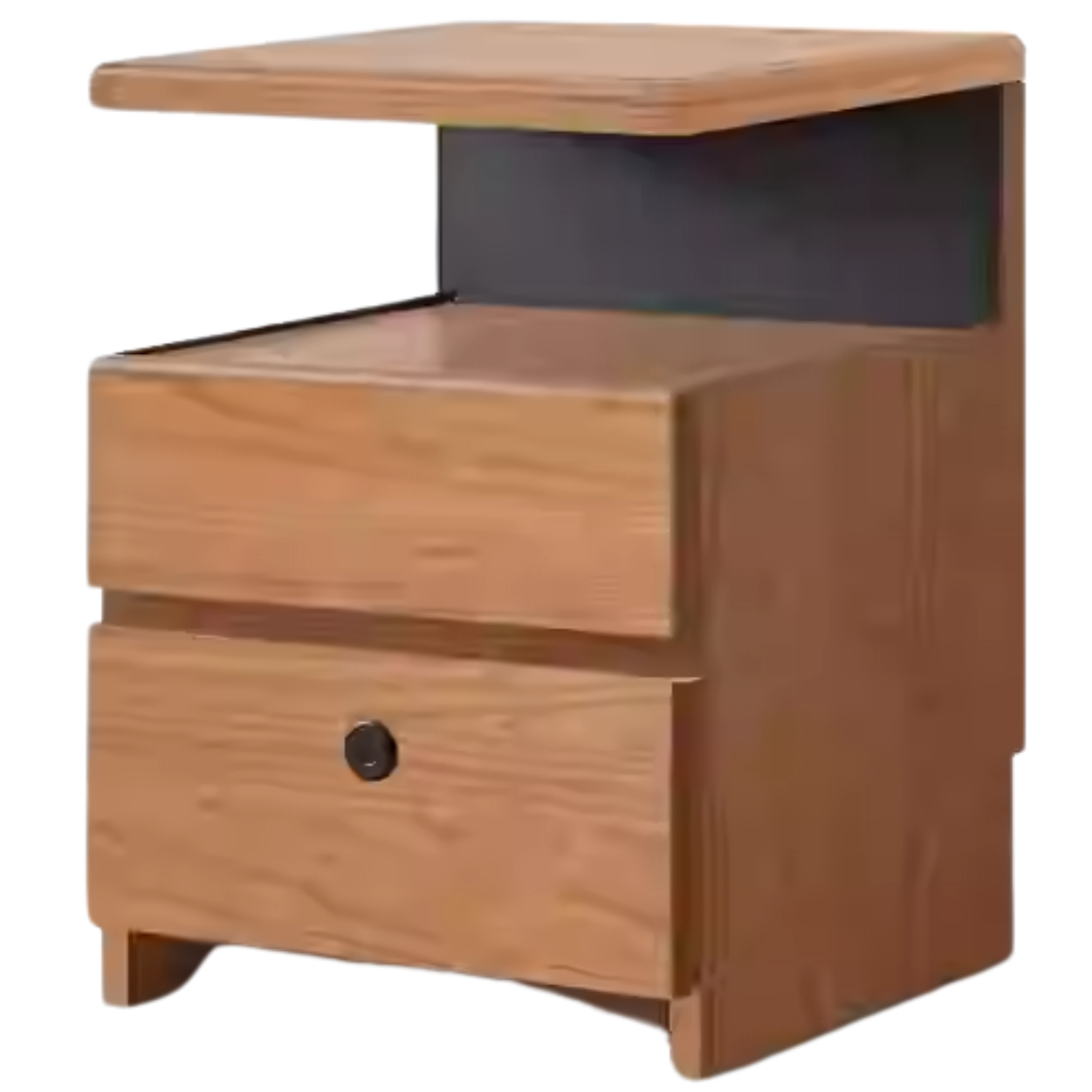 Cherry, Black Walnut solid wood wireless charging with lock Smart nightstand