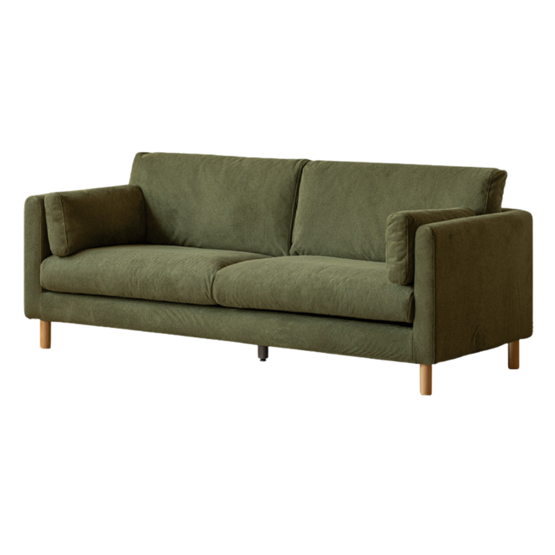 Fabric Straight Sofa Modern Simple