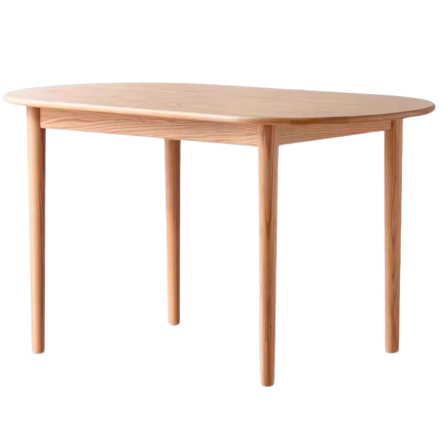 Oak Solid wood dining table modern oval ,