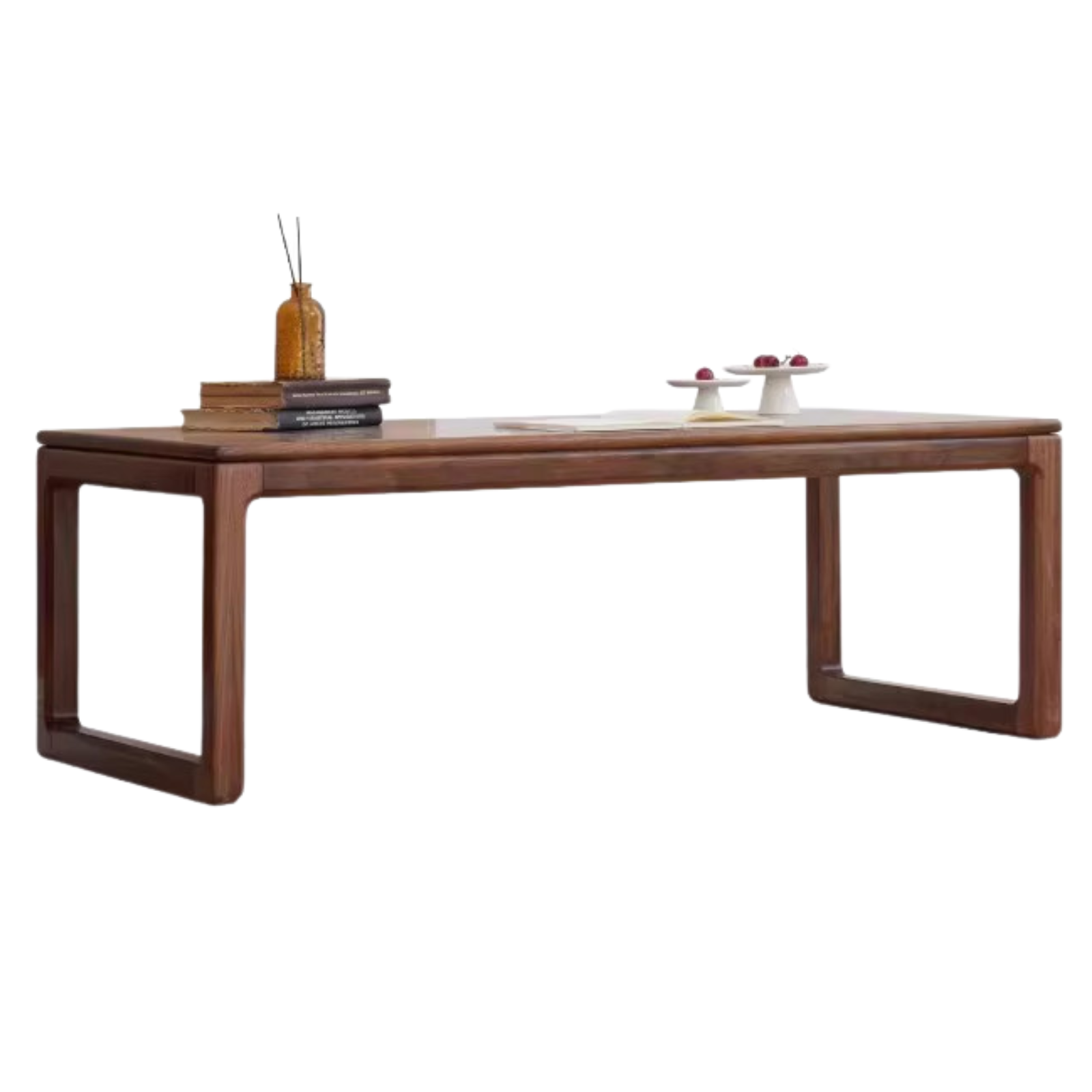 Black Walnut Solid Wood Simplified Tea Table