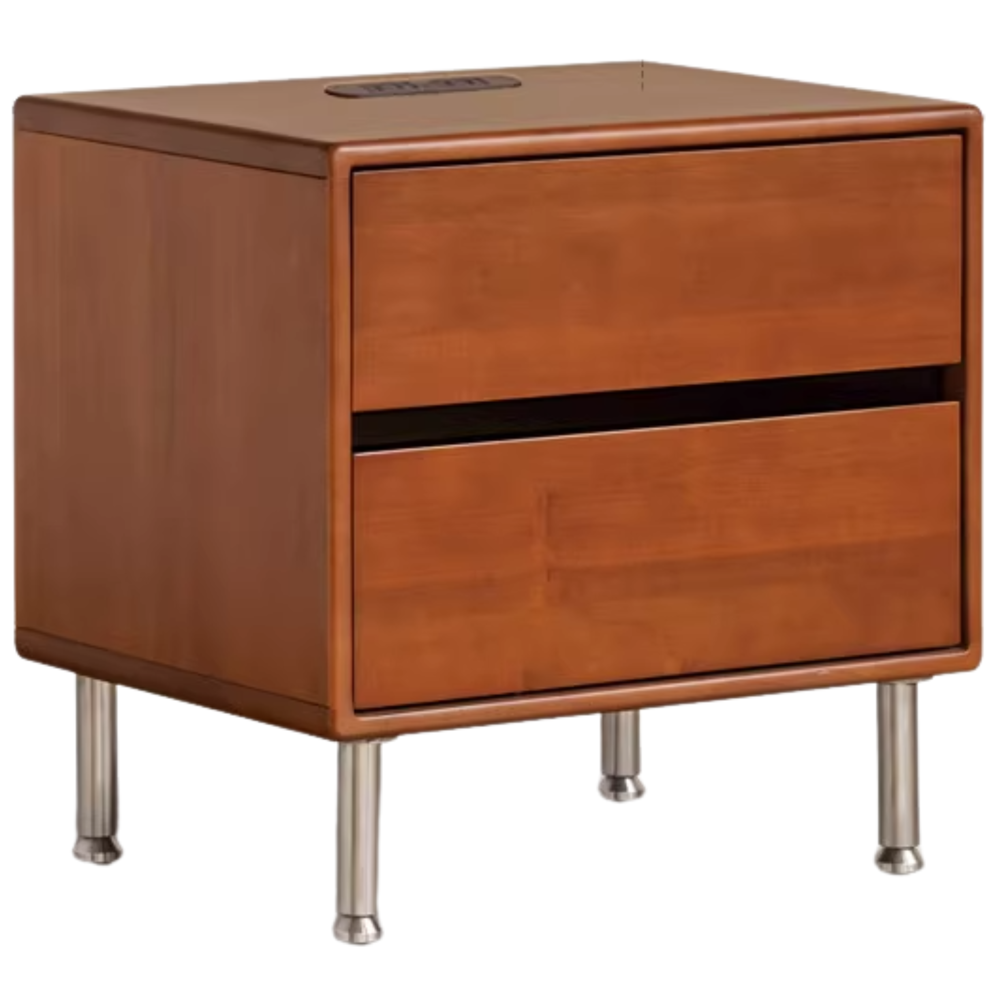 Poplar Solid Wood Medieval Style Nightstand