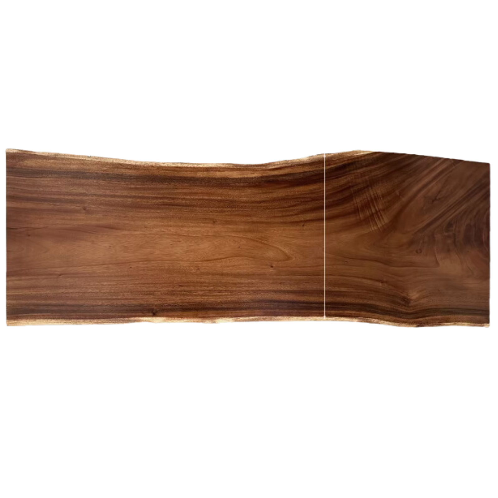 Black walnut Solid wood natural edge large top for dining table: