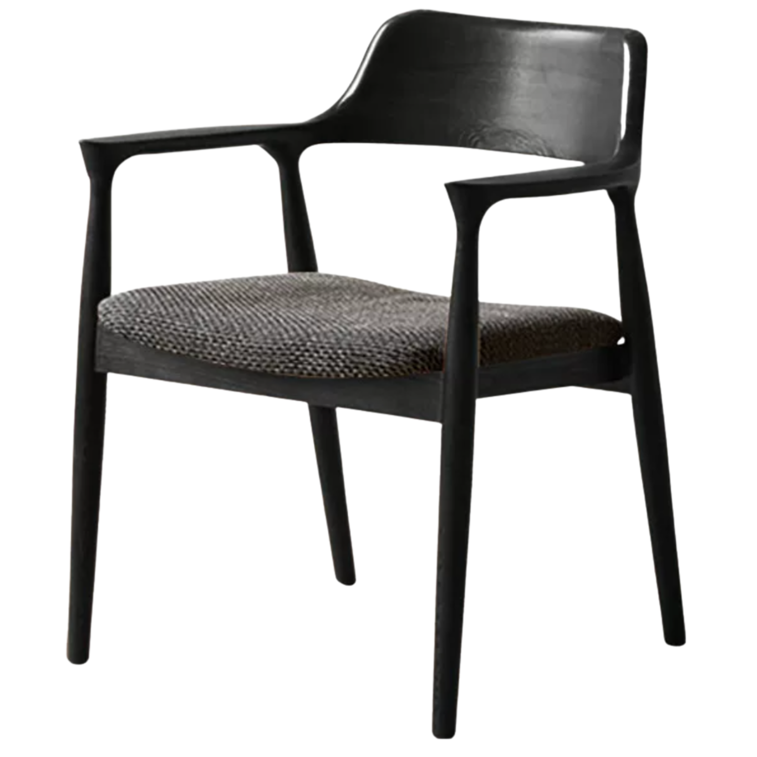 4 pcs -Ash solid wood Sculptural Wishbone-Style Dining Chair