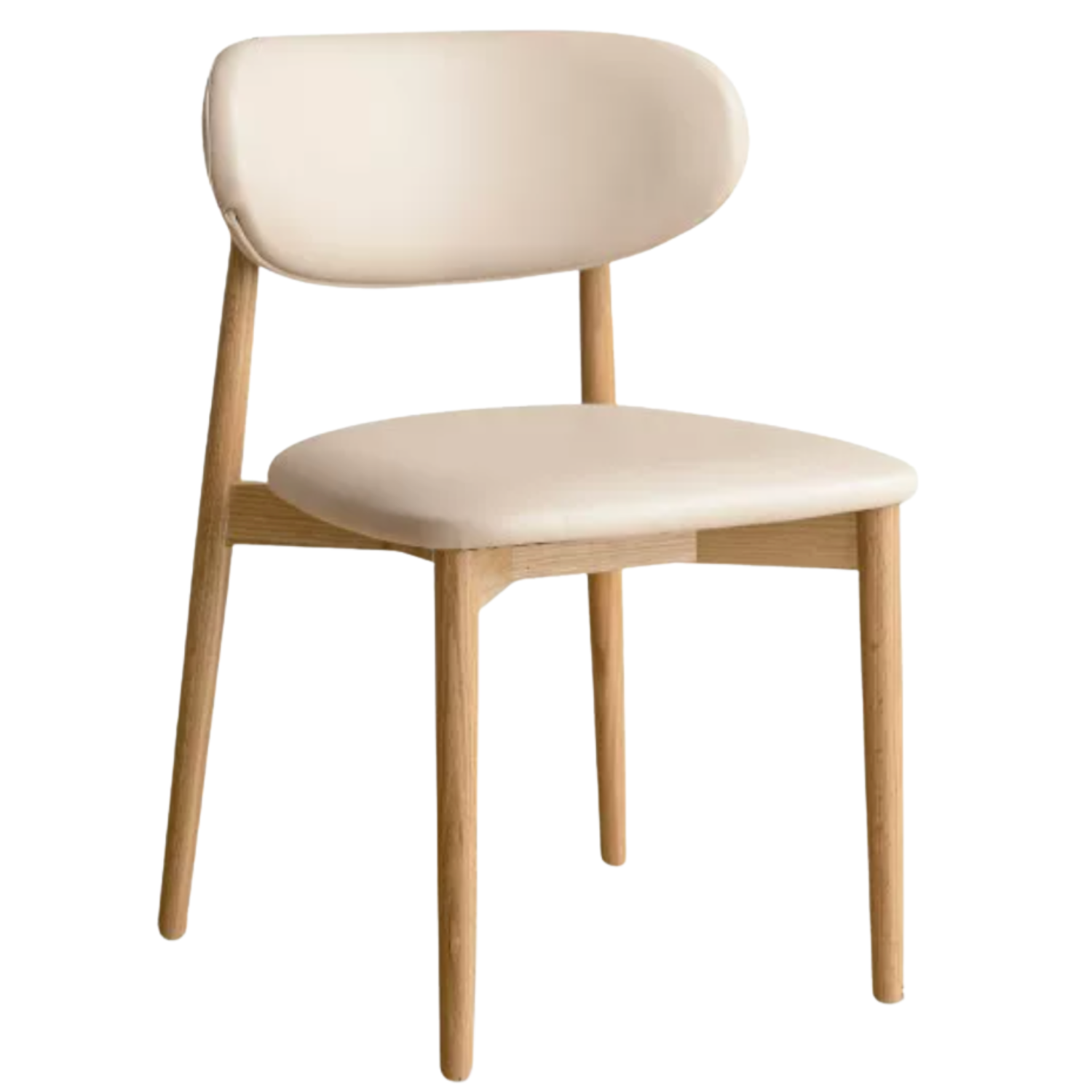 Set 4 pcs Ash, Oak, Cherry Solid Wood Modern Soft Dining Chair