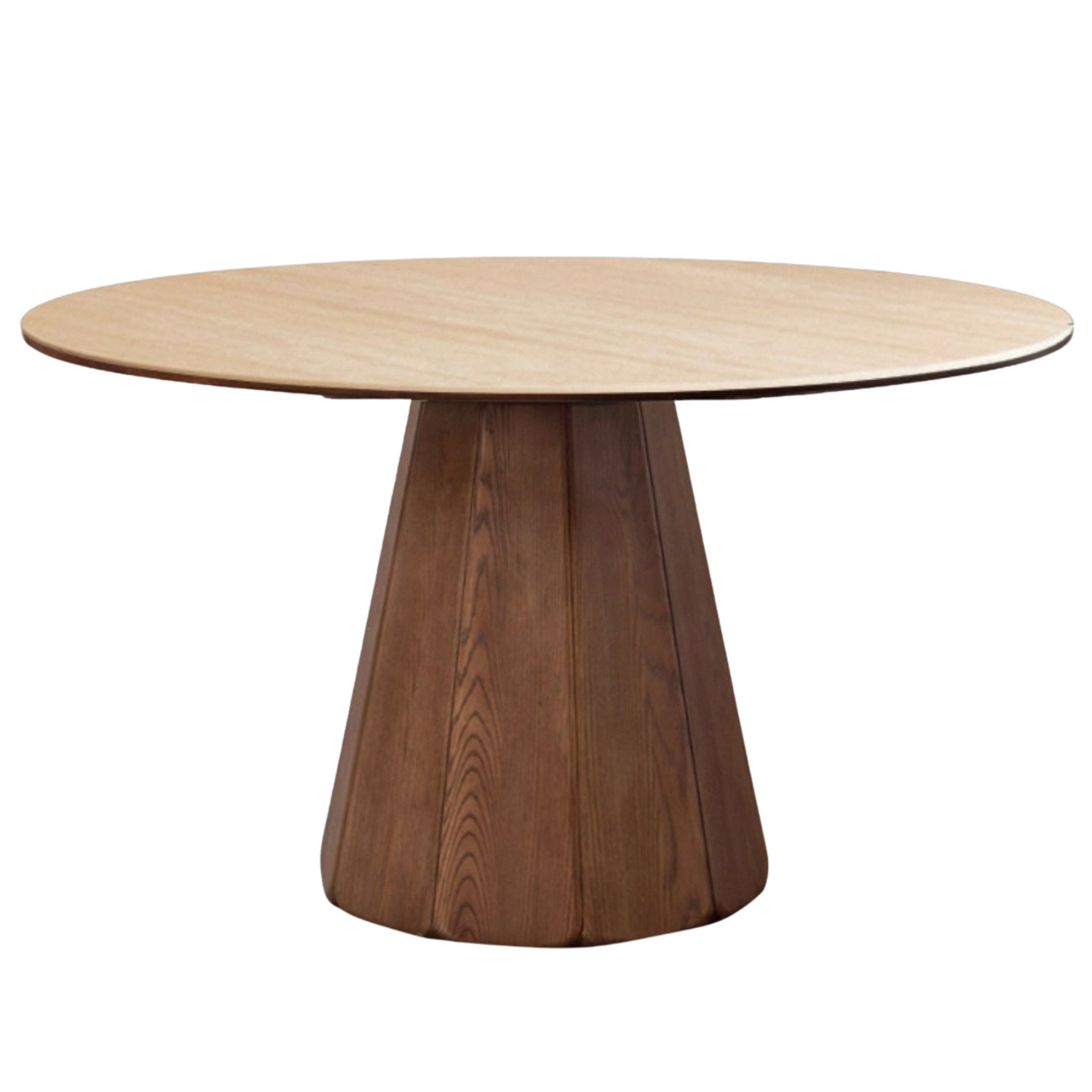 Black Walnut, Sandalwood, Ash Solid Wood Modern Large Dining Table