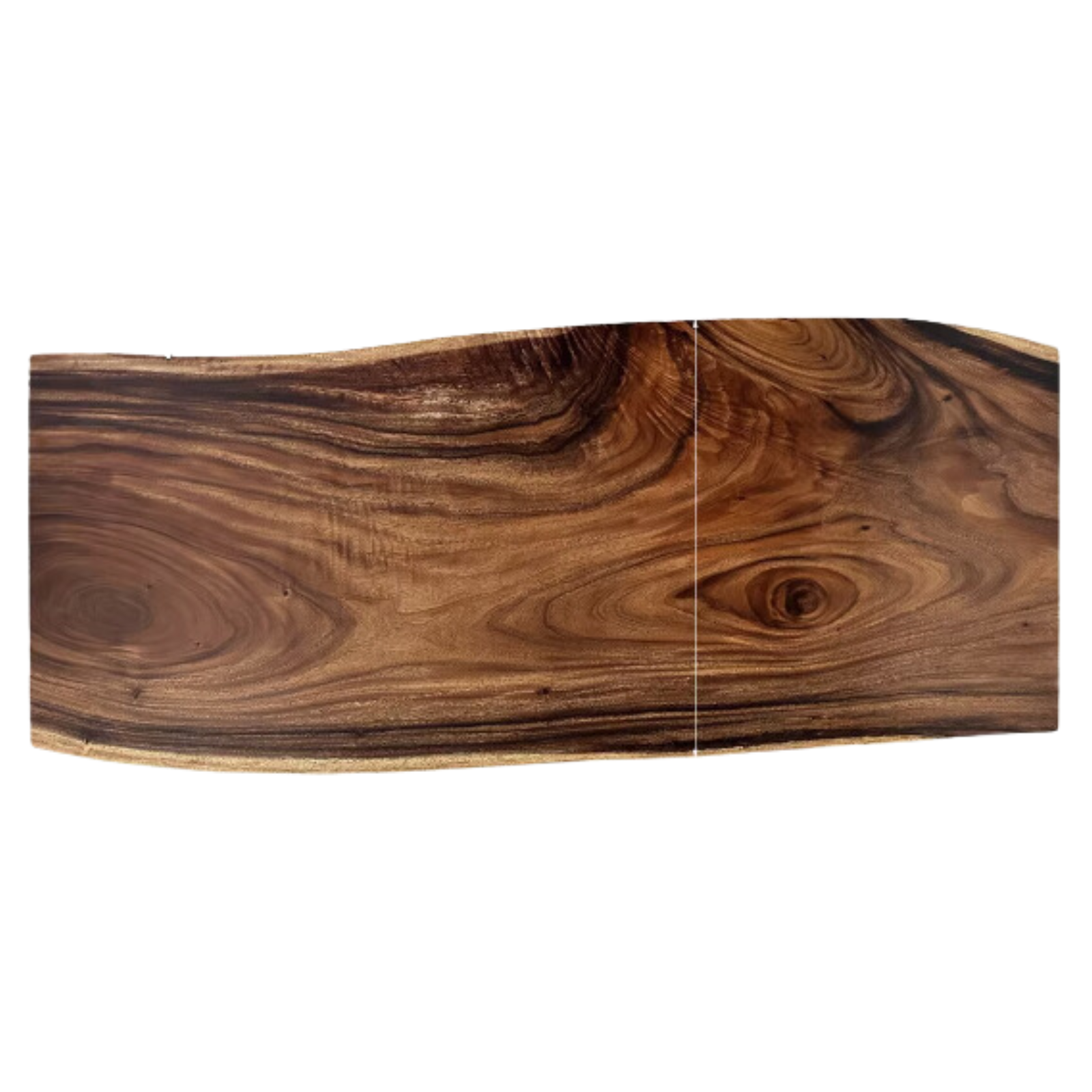 Black walnut Solid wood natural edge large top for dining table: