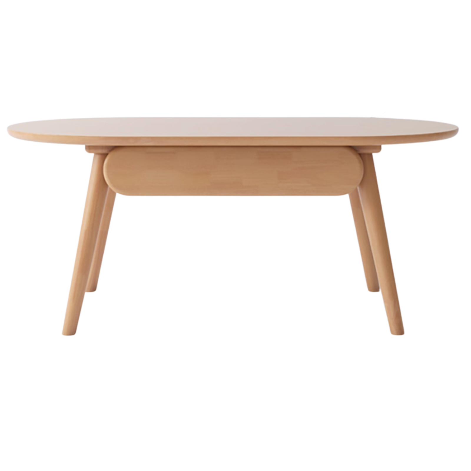 Oak, Solid Rubberwood Luxury Coffee Table