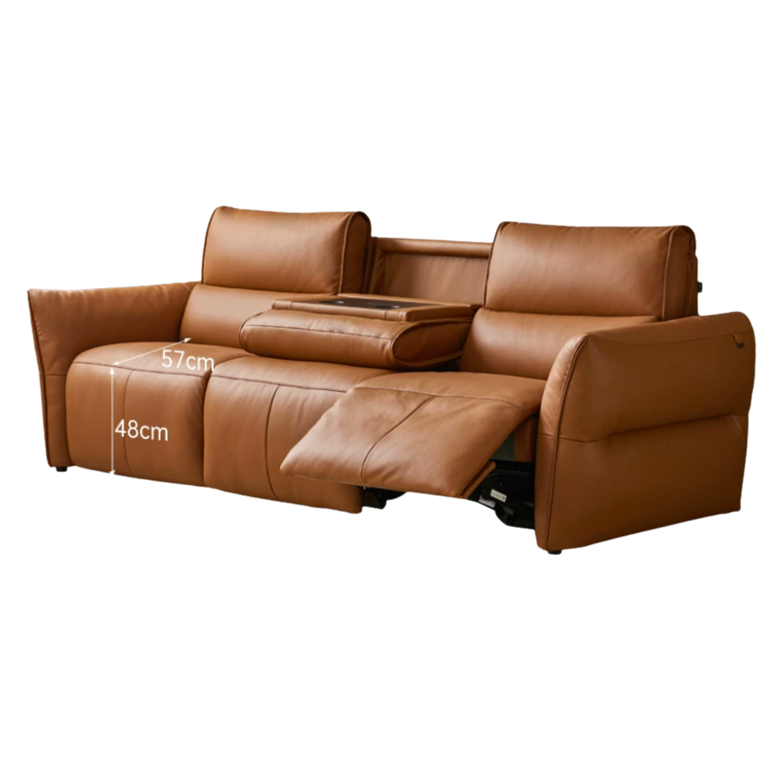 Genuine Leather Electric Luxury High Backrest Sofa