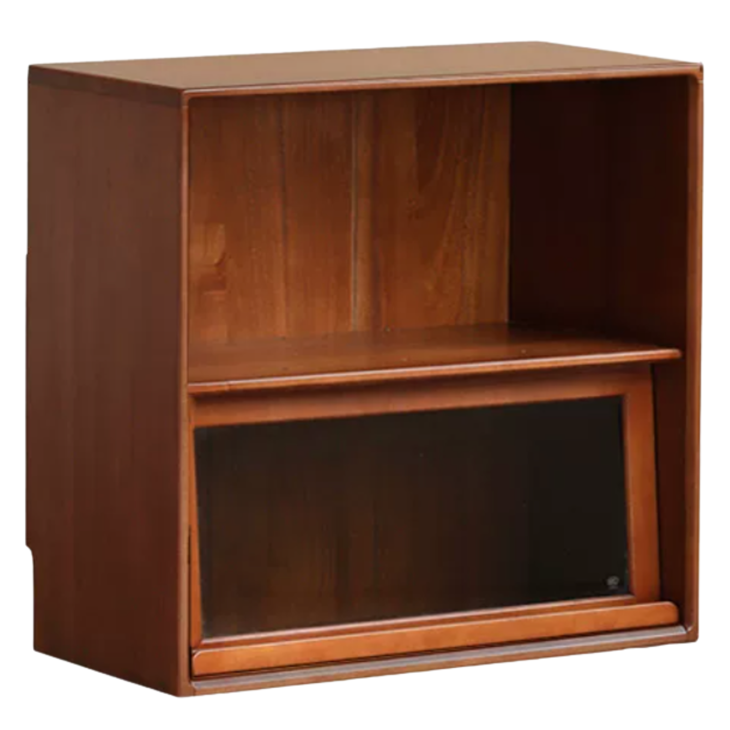 Poplar Solid Wood Antique Style Partition Bookcase