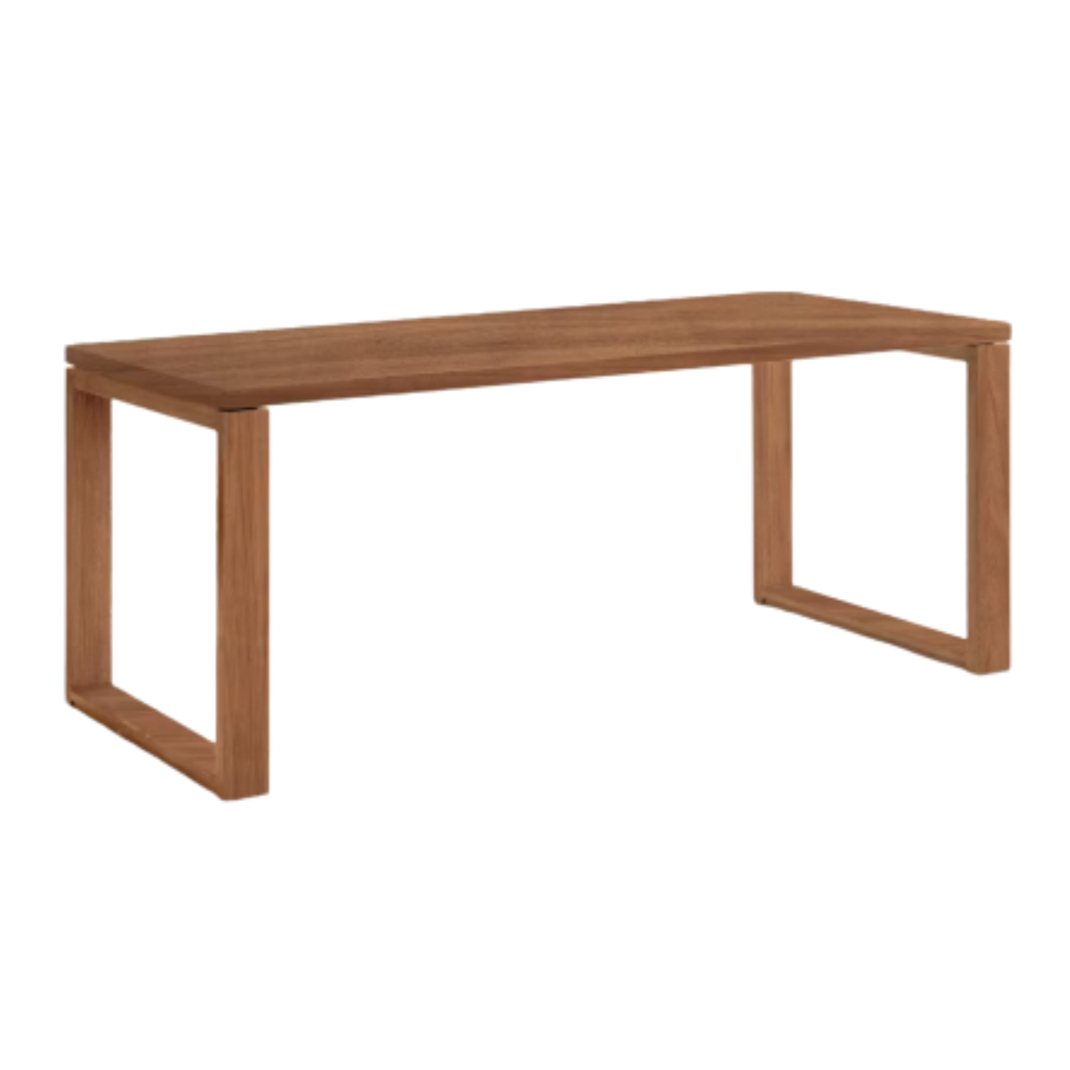 Black Walnut, Oak Solid Wood Long Dining Table