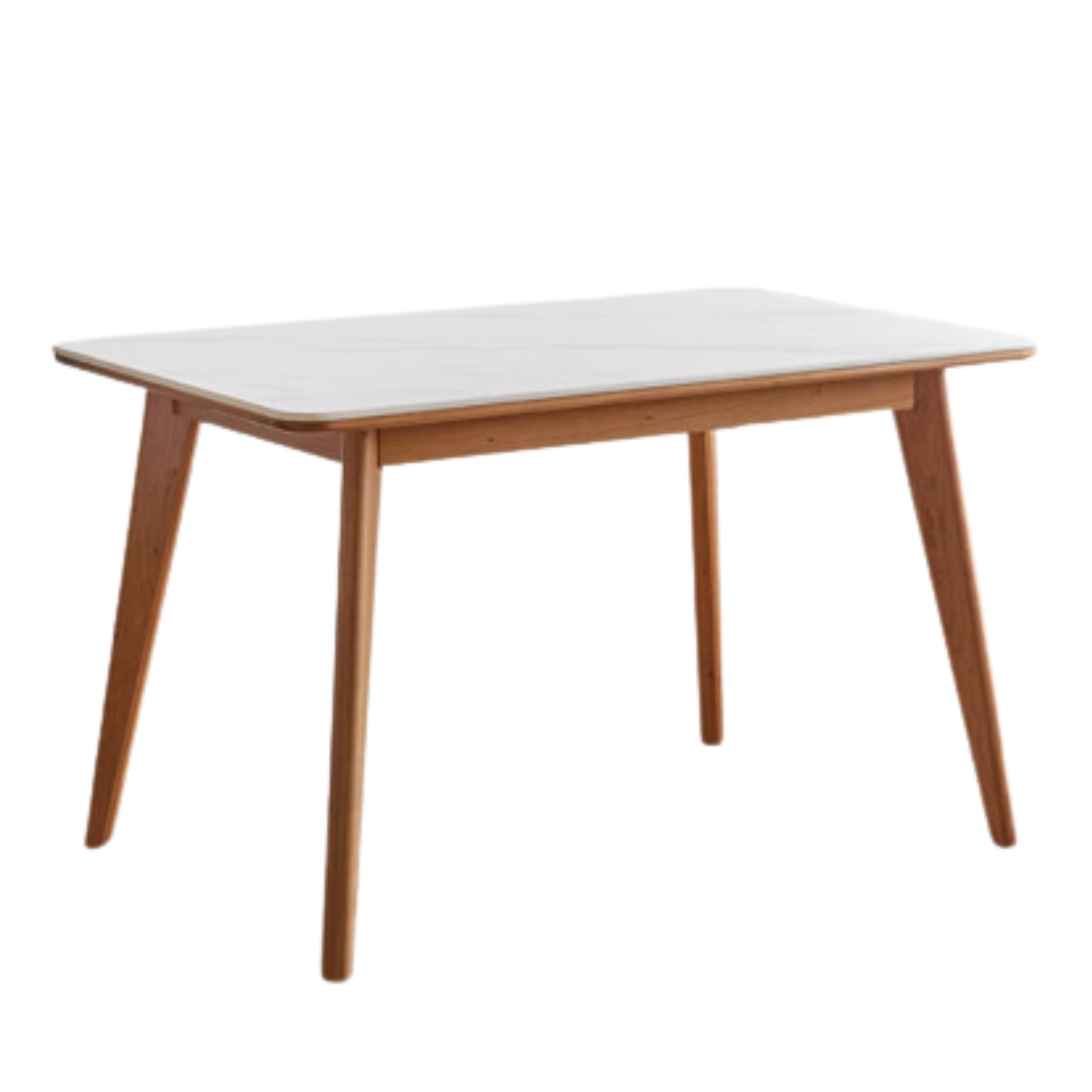 Cherry solid wood retro cherry wood rock plate dining table