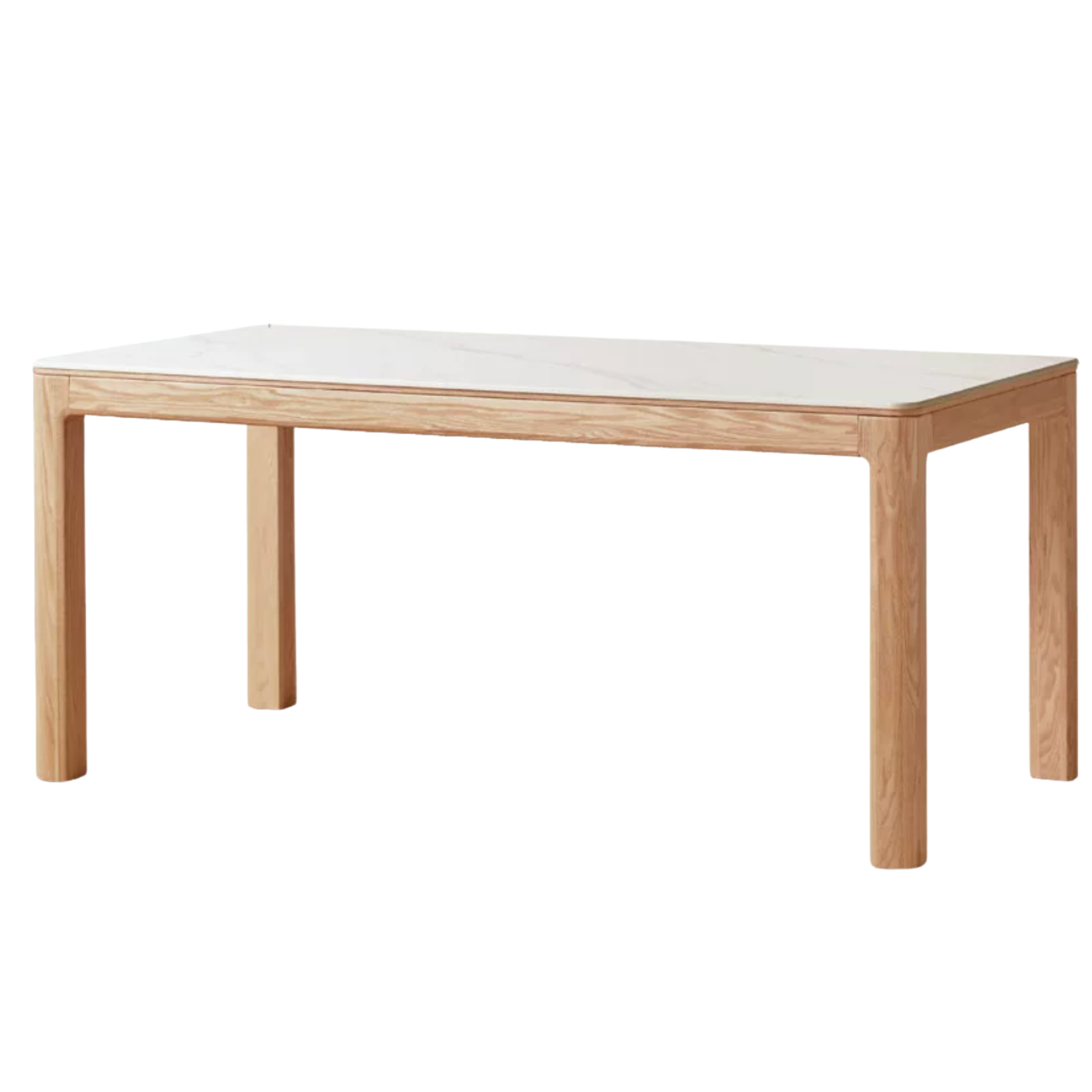 Ash, Oak Solid Wood Modern Rock Dining Table