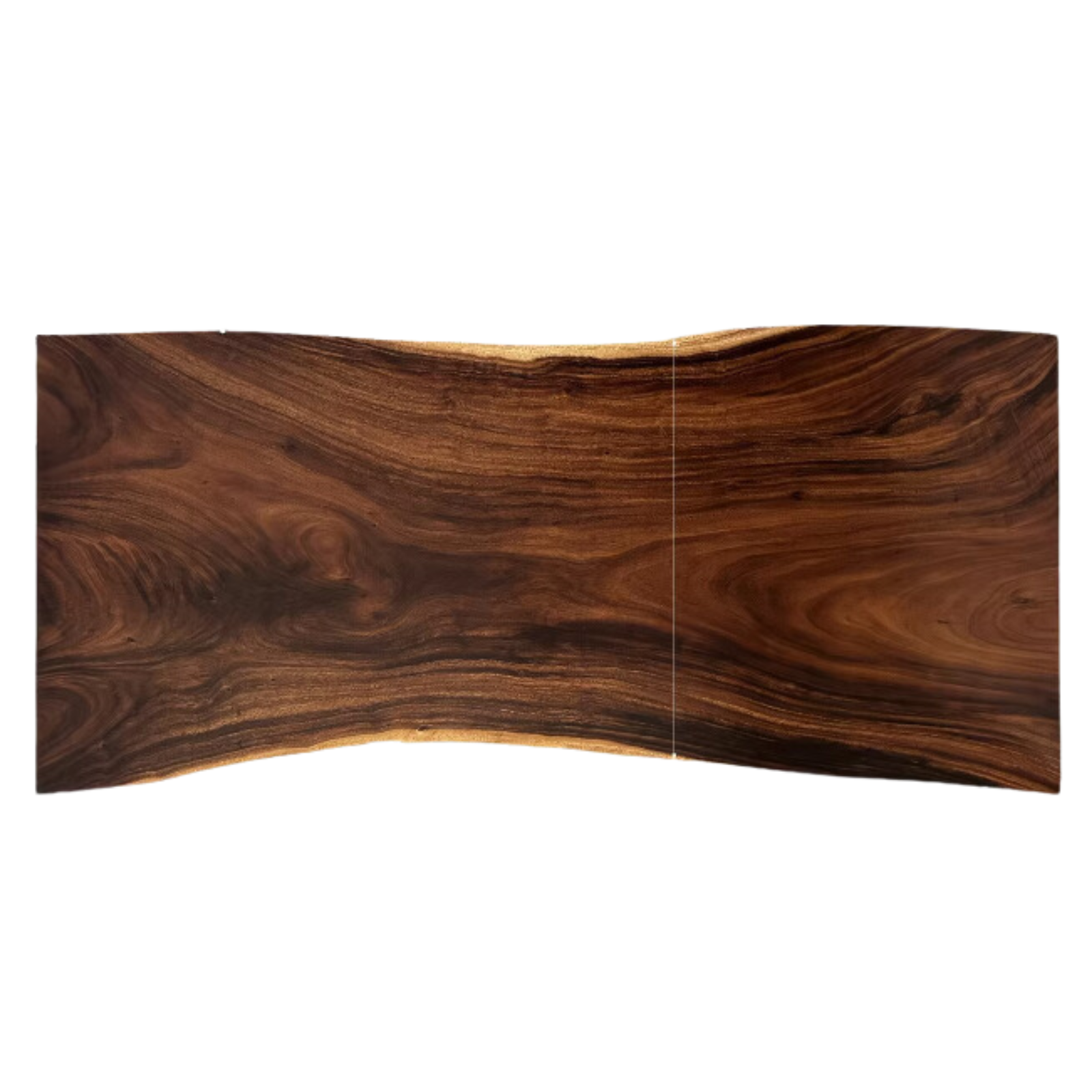 Black walnut Solid wood natural edge large top for dining table: