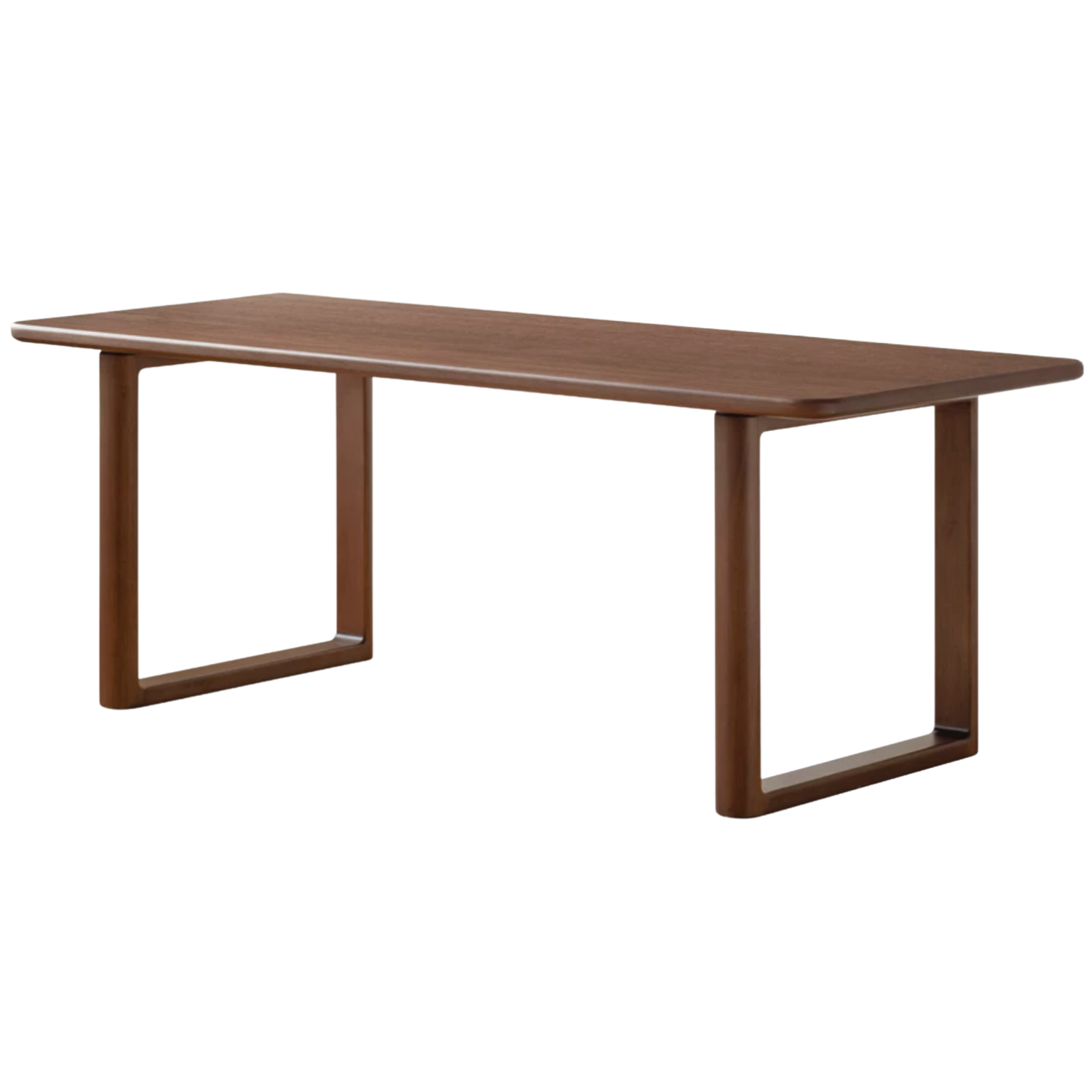 Oak, Ash, Sandalwood, Black Walnut Solid Wood Full Large Plate Dining Table