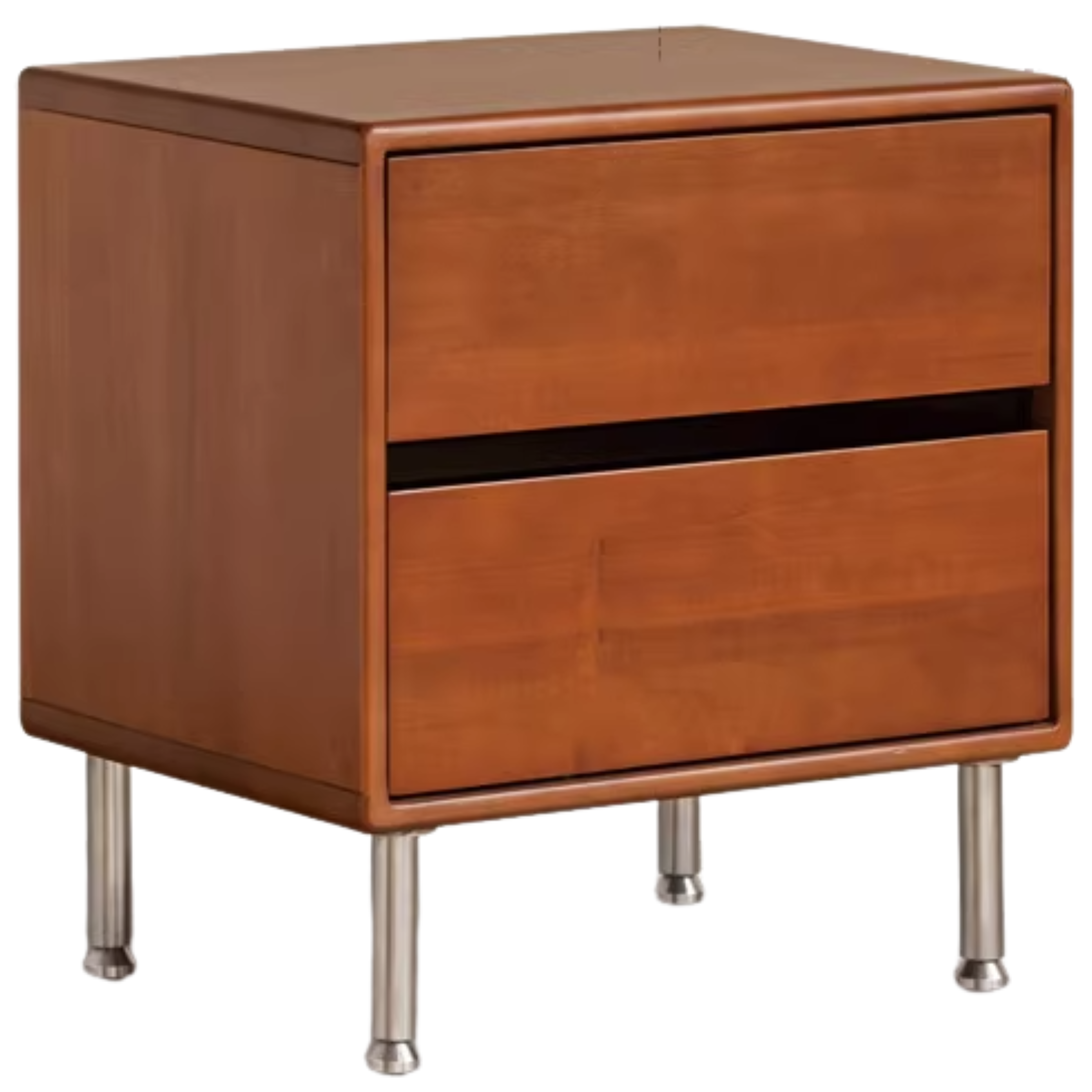 Poplar Solid Wood Medieval Style Nightstand