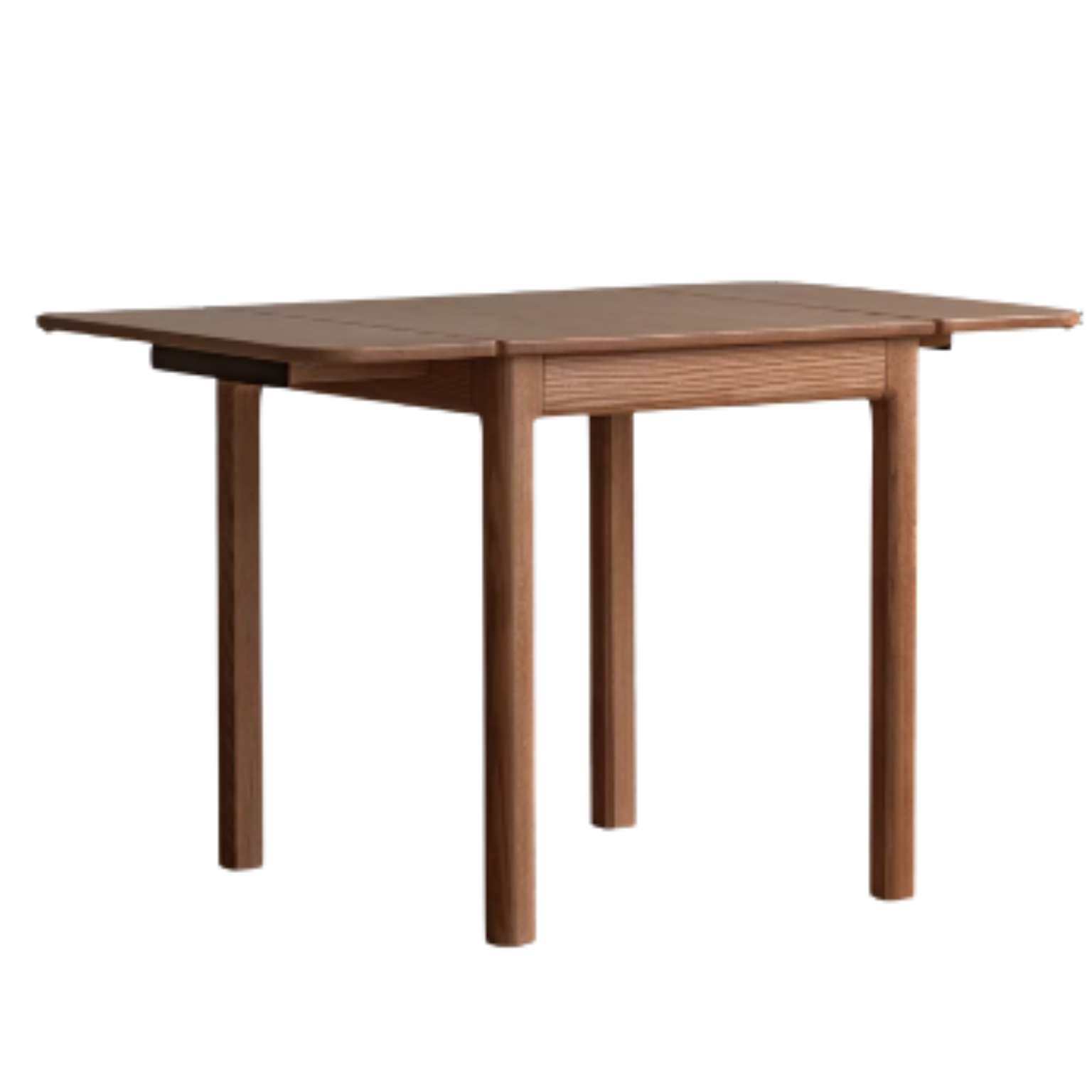 Oak solid wood folding dining table,