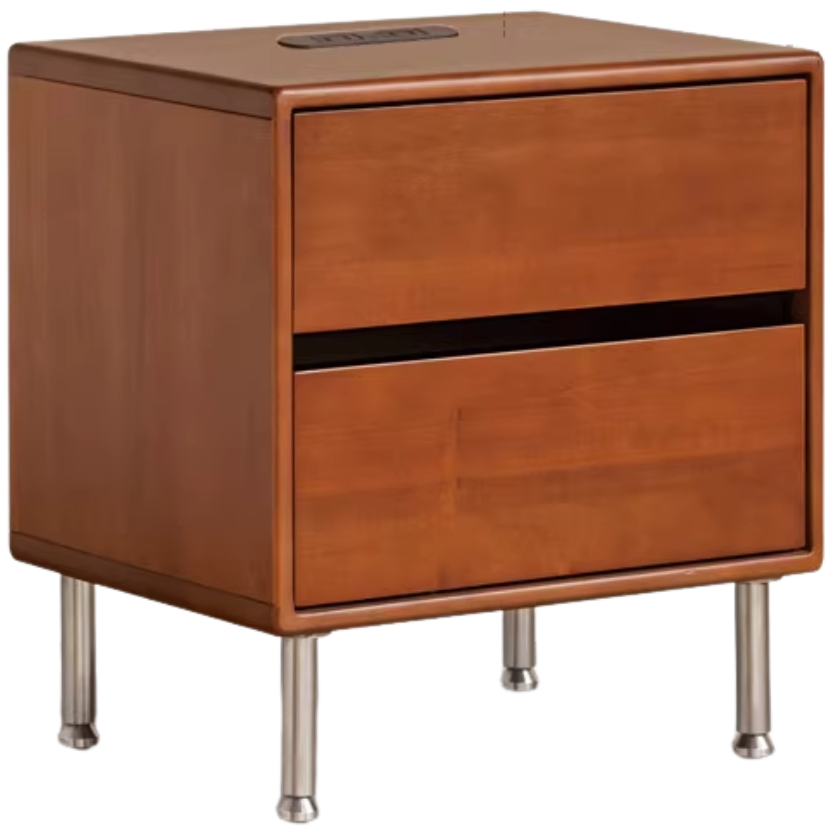 Poplar Solid Wood Medieval Style Nightstand