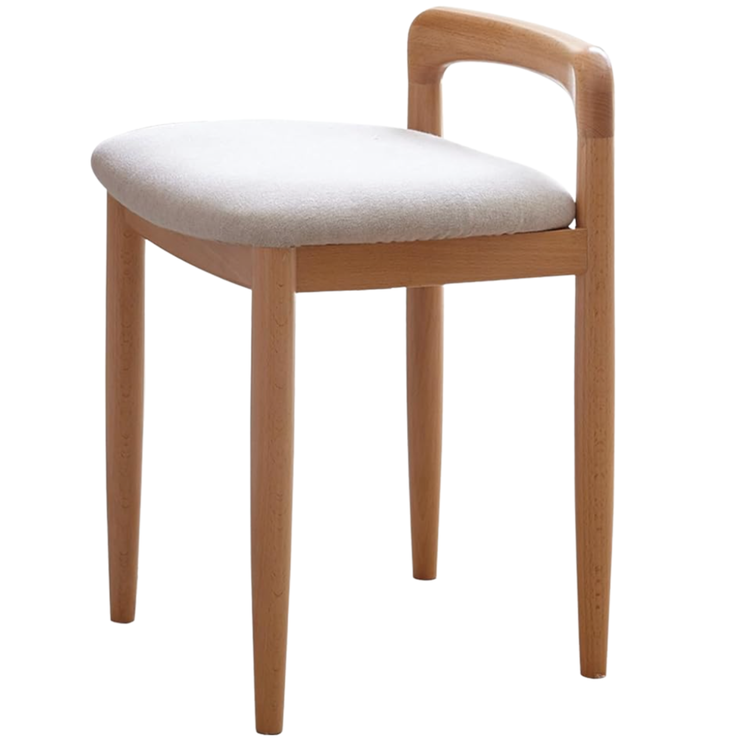 Beech Solid Wood Makeup Stool
