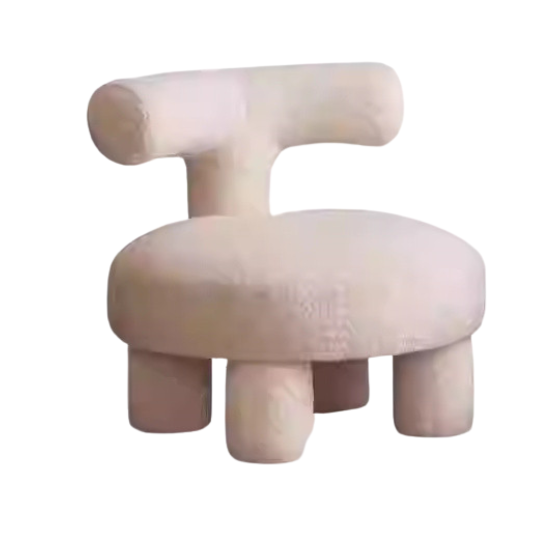Lamb Velvet Kids Single Chair