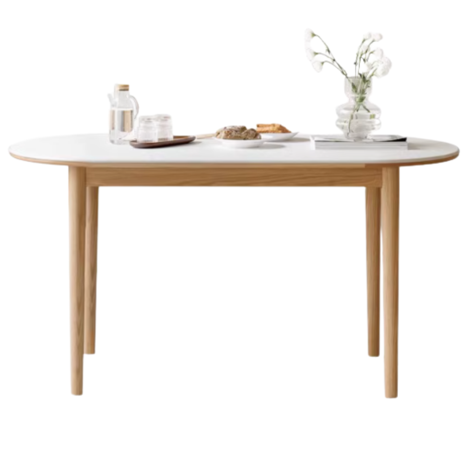 Oak solid wood Dining capsules table