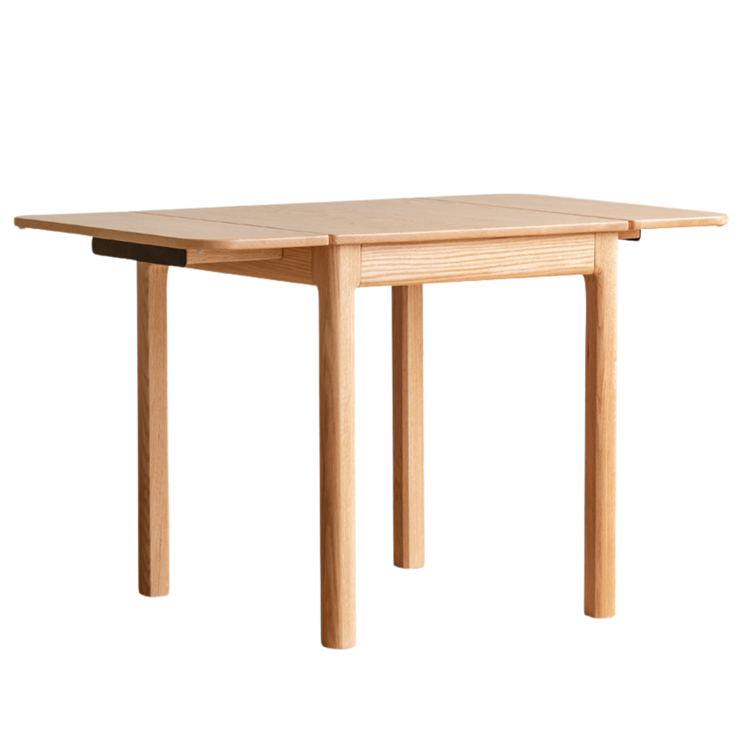 Oak solid wood folding dining table,