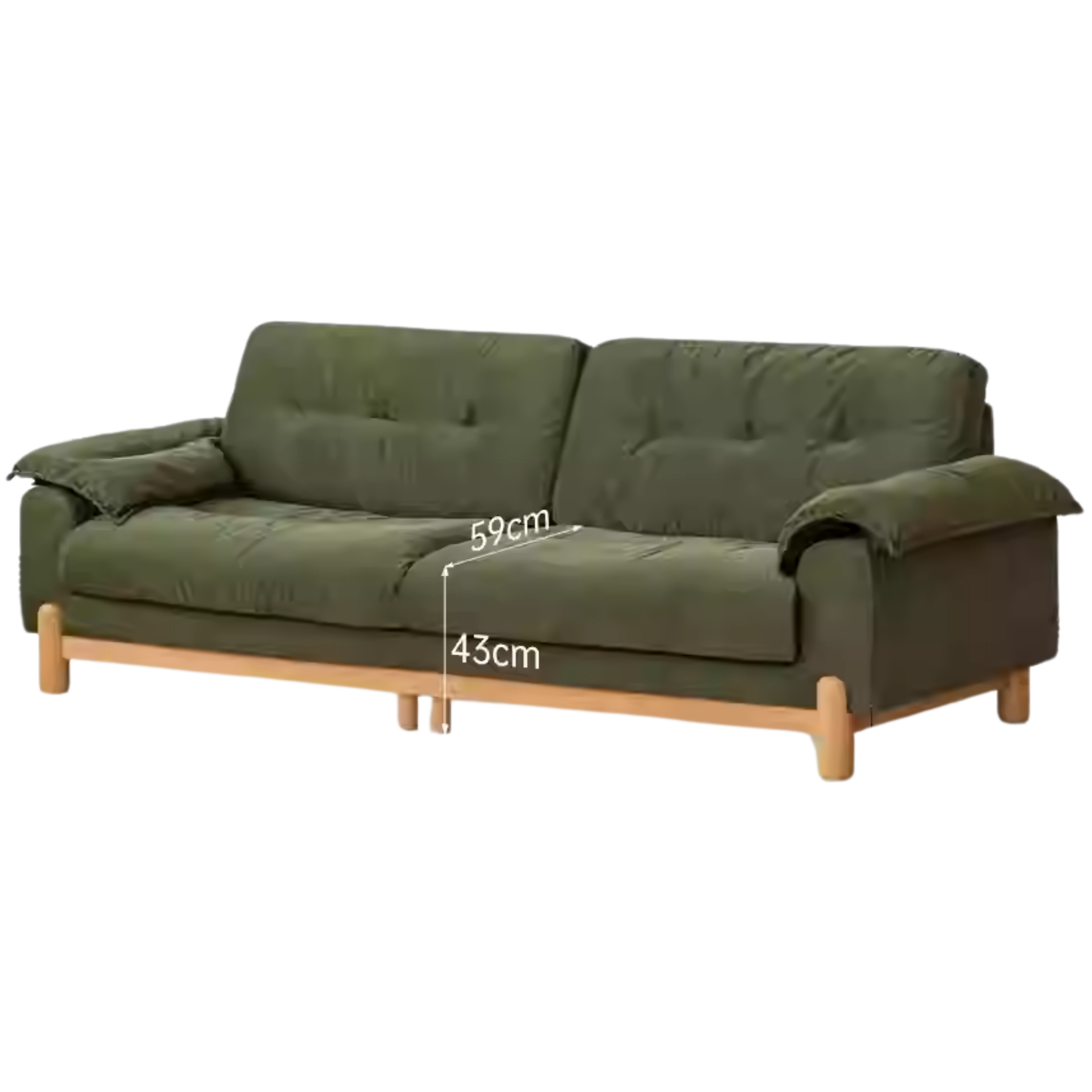 Beech Solid Wood cat scratching cloth sofa