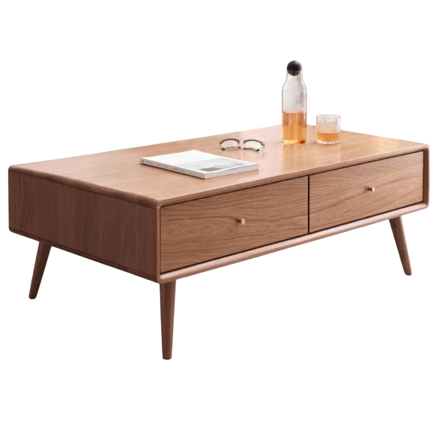 Oak, Ash Solid Wood Nordic Modern Coffee Table