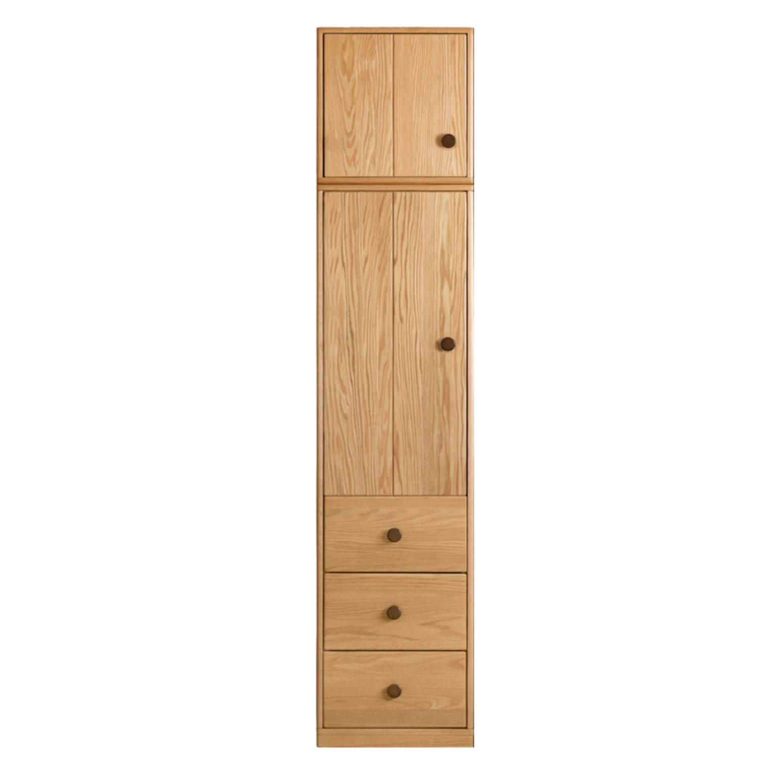 Oak solid wood Kids wardrobe: