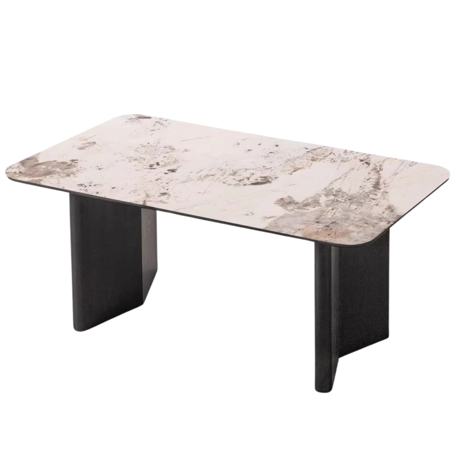 Oak Solid wood slate Italian dining table ,