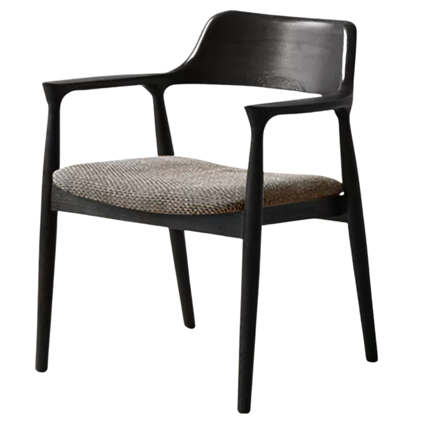 4 pcs -Ash solid wood Sculptural Wishbone-Style Dining Chair