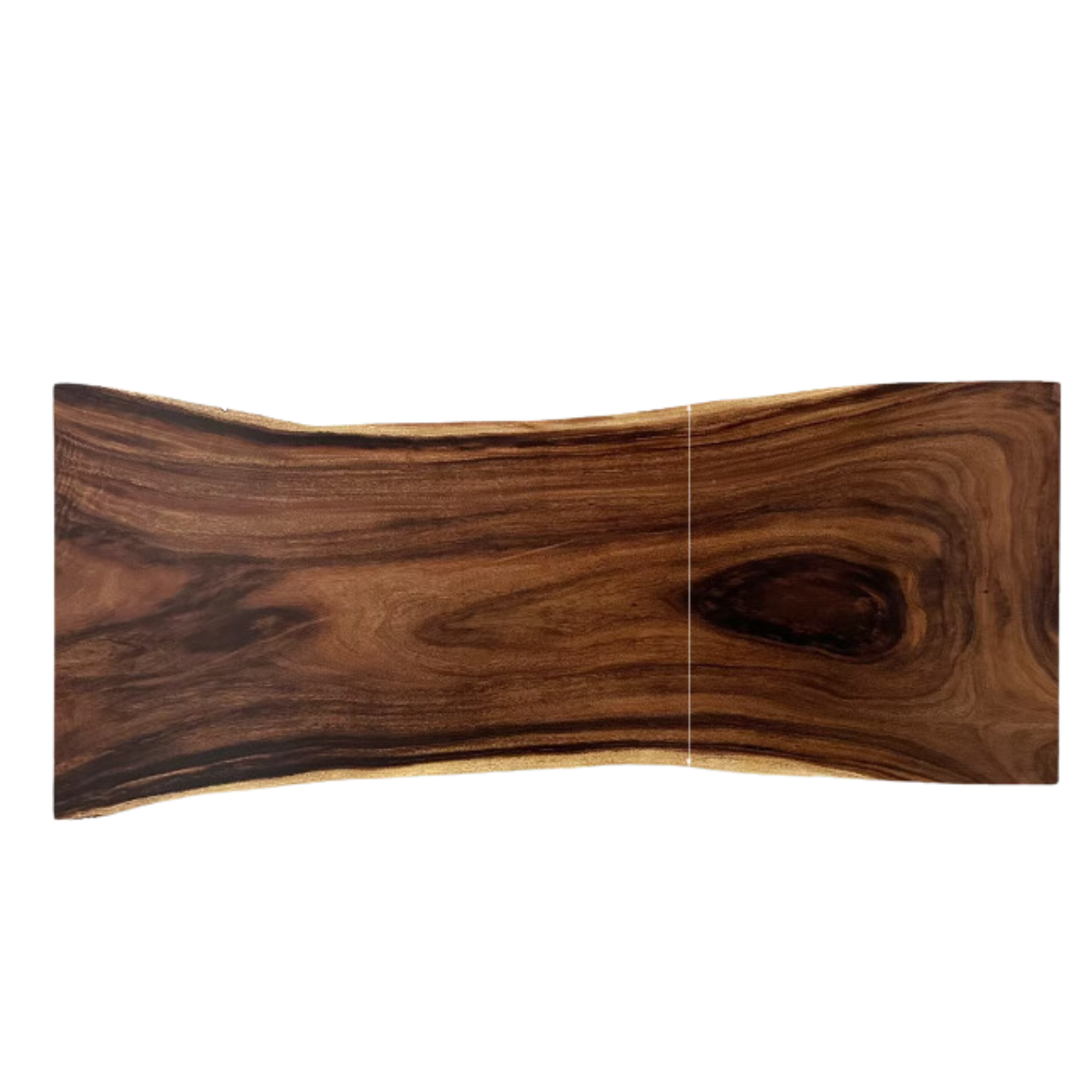 Black walnut Solid wood natural edge large top for dining table: