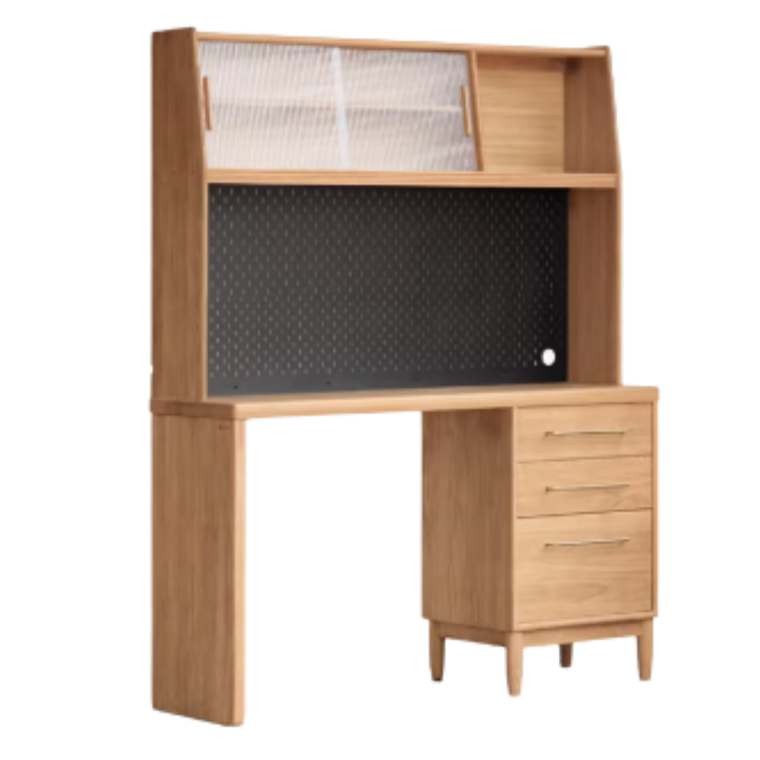 Solid RubberWood, Oak Solid Wood Large Capacity Dining Sideboard