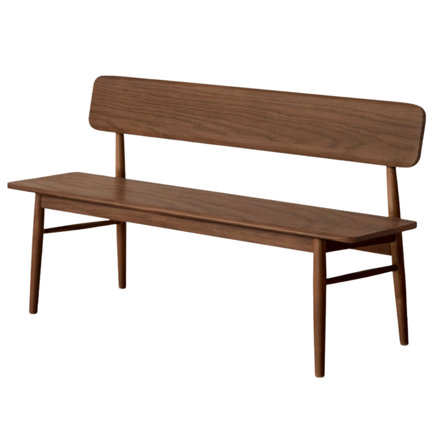 Black Walnut, Oak Solid Wood Long Bench