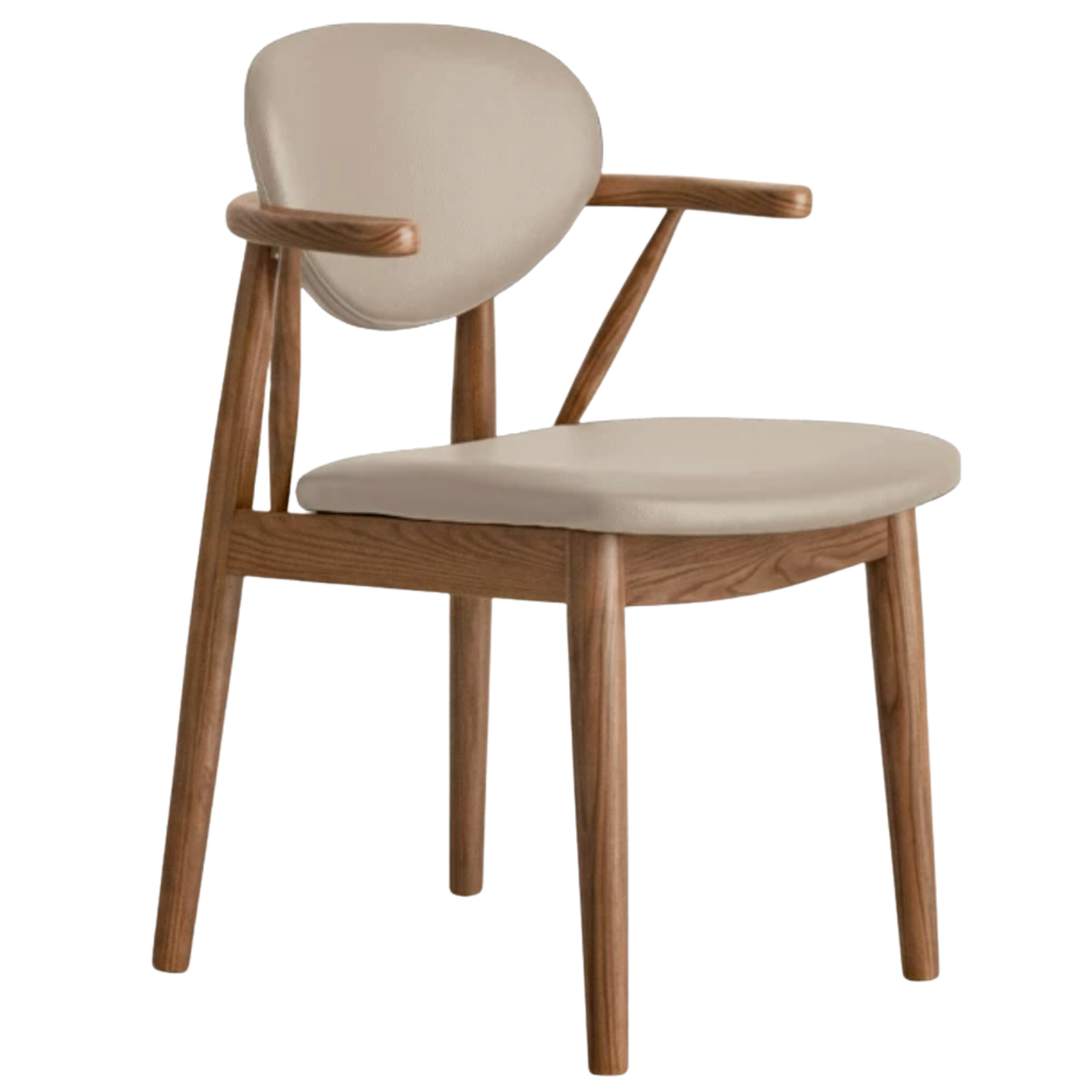 4 pcs Black Walnut, Oak, Sandalwood, Golden Pear, Ash, Dining chair