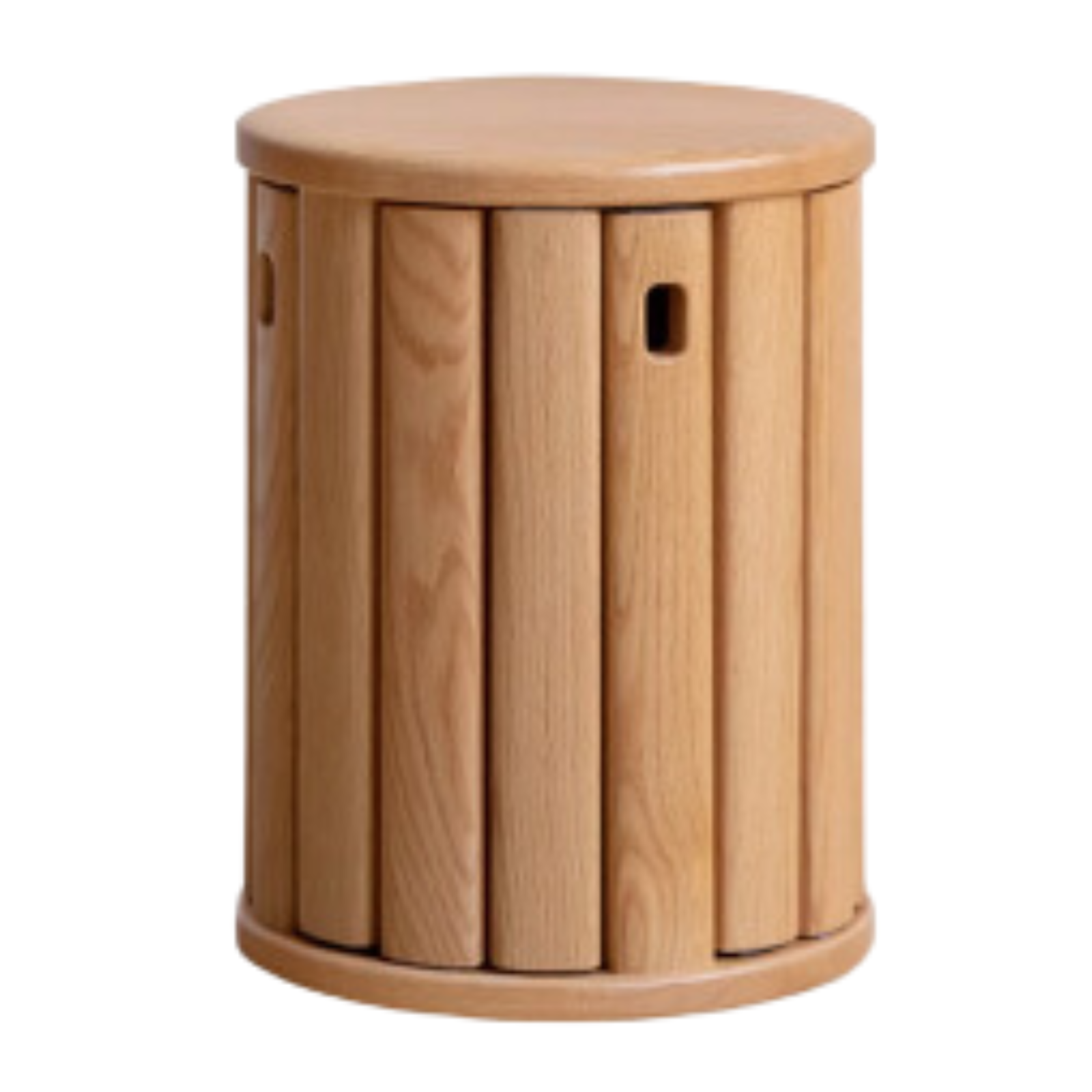 4 pcs Oak Solid Wood stackable Dining  stool