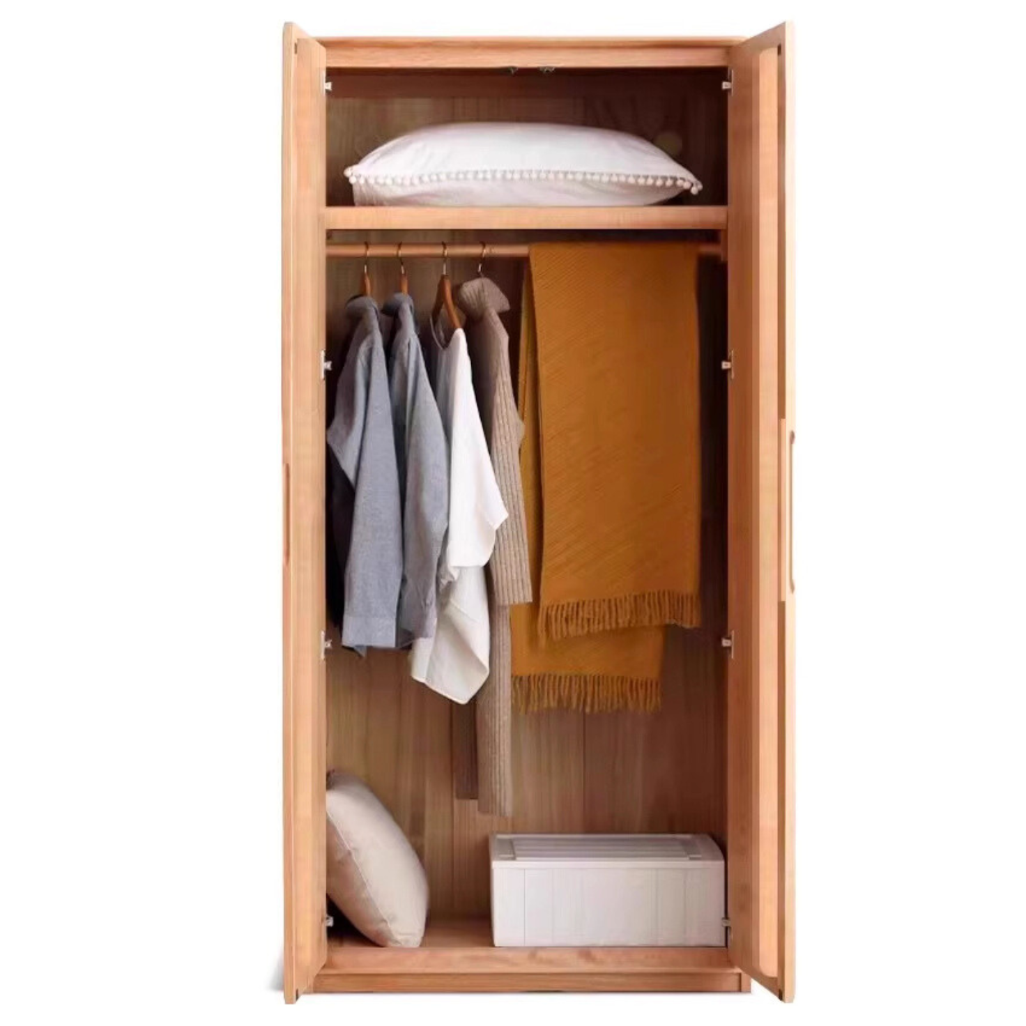 Oak solid wood Wardrobe ::