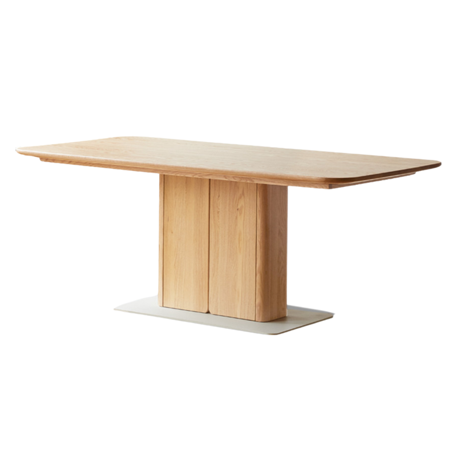 Oak Rock Plate Italian Standing Long Dining Table ,